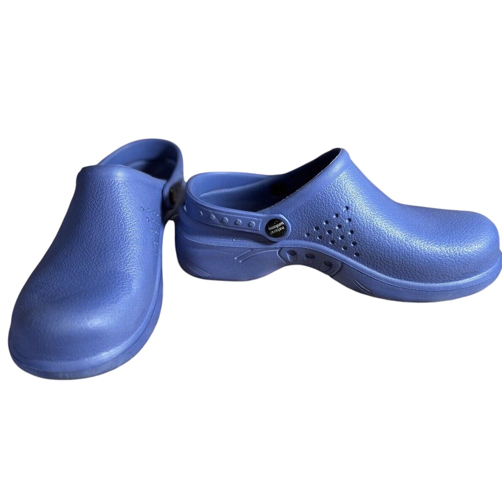 Natural Uniforms Ultralite Women’s Clogs Shoes Strap, Nursing Medical Clogs 8