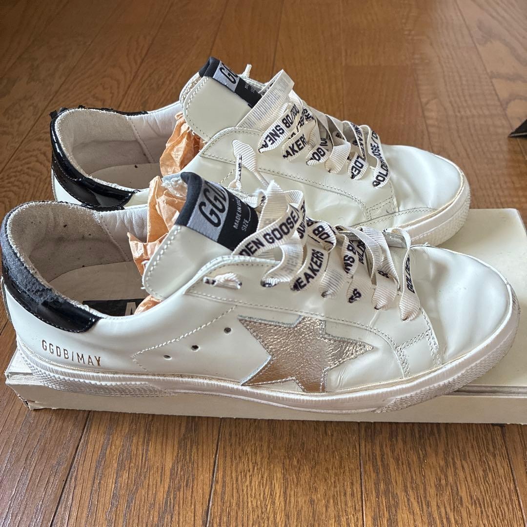 GOLDEN GOOSE Sneakers White Black Women’s Size EU38/US8