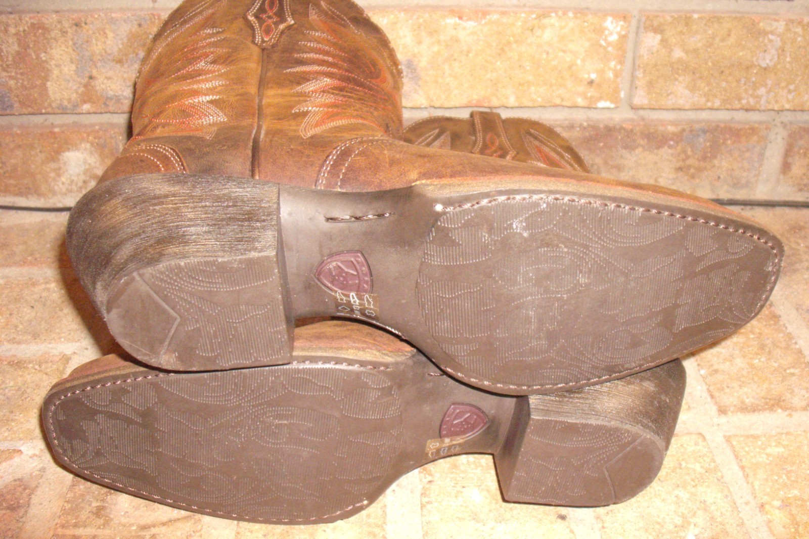 Ariat Autry Western Boot Women’s 8 B/Square Toe Brown 10018570/MSRP $180