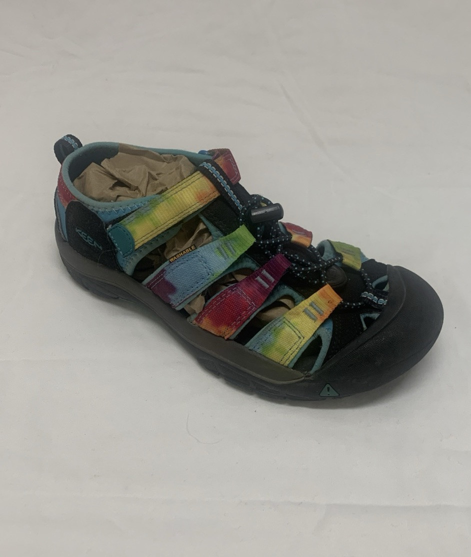 Keen Newport H2 Hiking Sandals Youth Sz 5 Rainbow Tie Dye