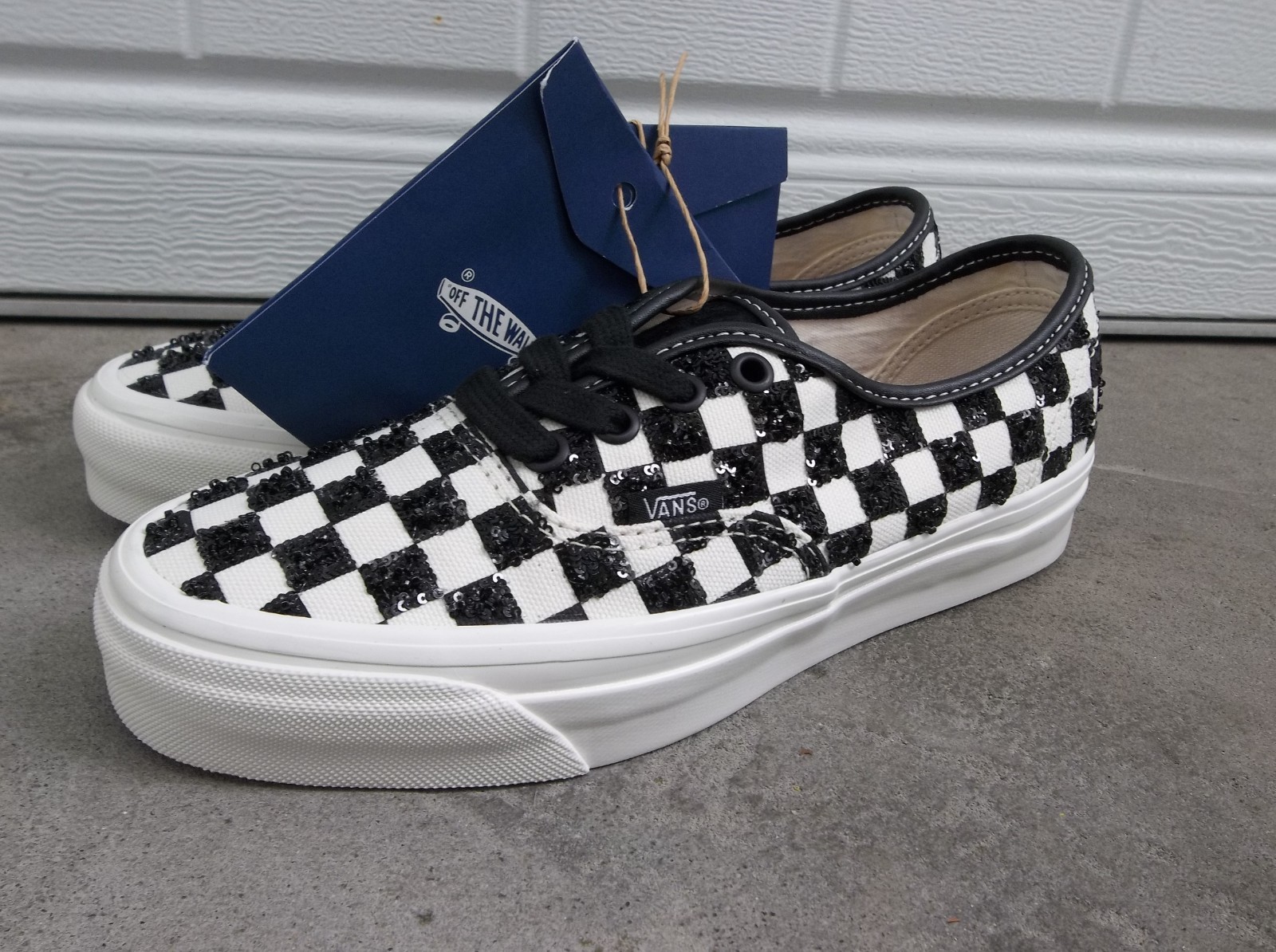 NWT WOMEN’S VANS LX AUTHENTIC BEADED CHECKERBOARD SNEAKERS/SHOES.SIZE 7.2026.