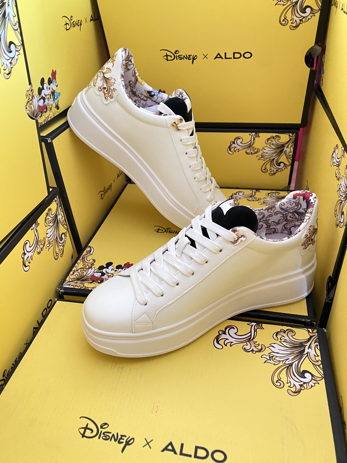DISNEY X ALDO LOW TOP SNEAKER MICKEY MINNIE WOMEN~5-6-6.5-7-7.5-8-8.5-9-10~11