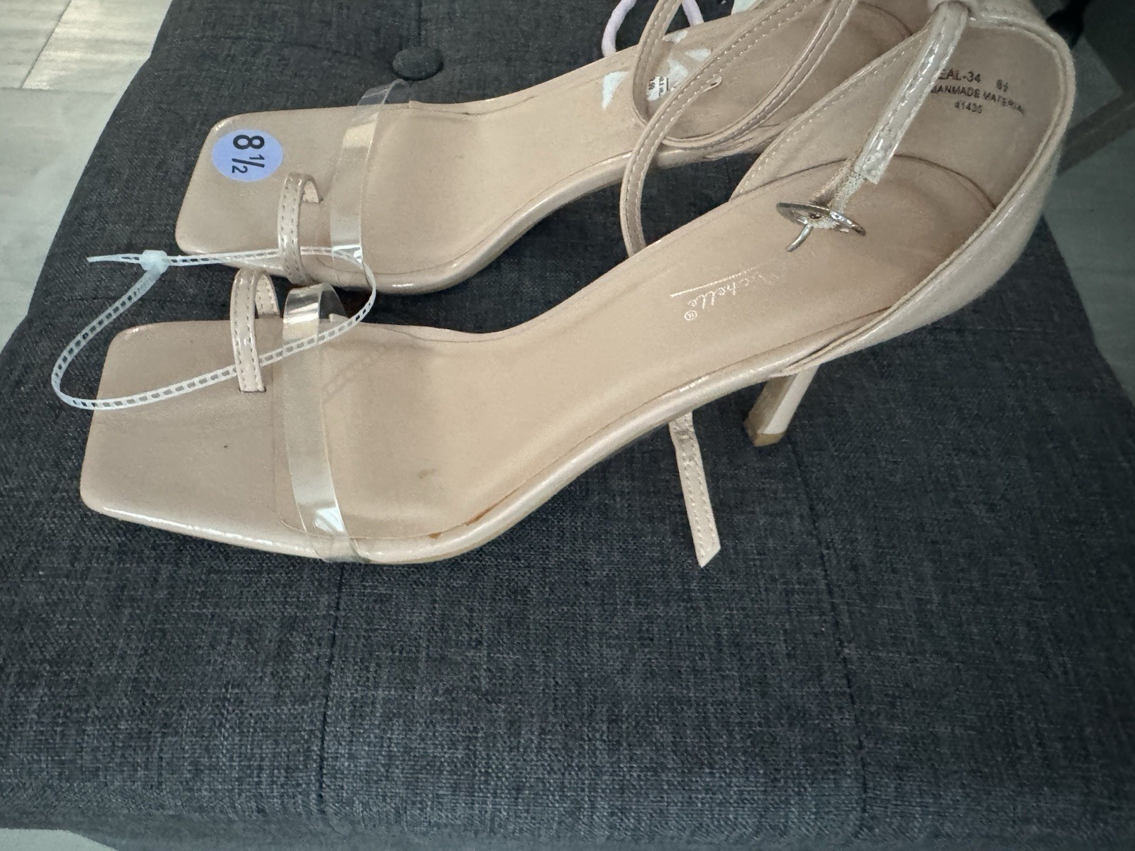 Elegant Women’s sandals , Pale Pink/Nude Size 8.5