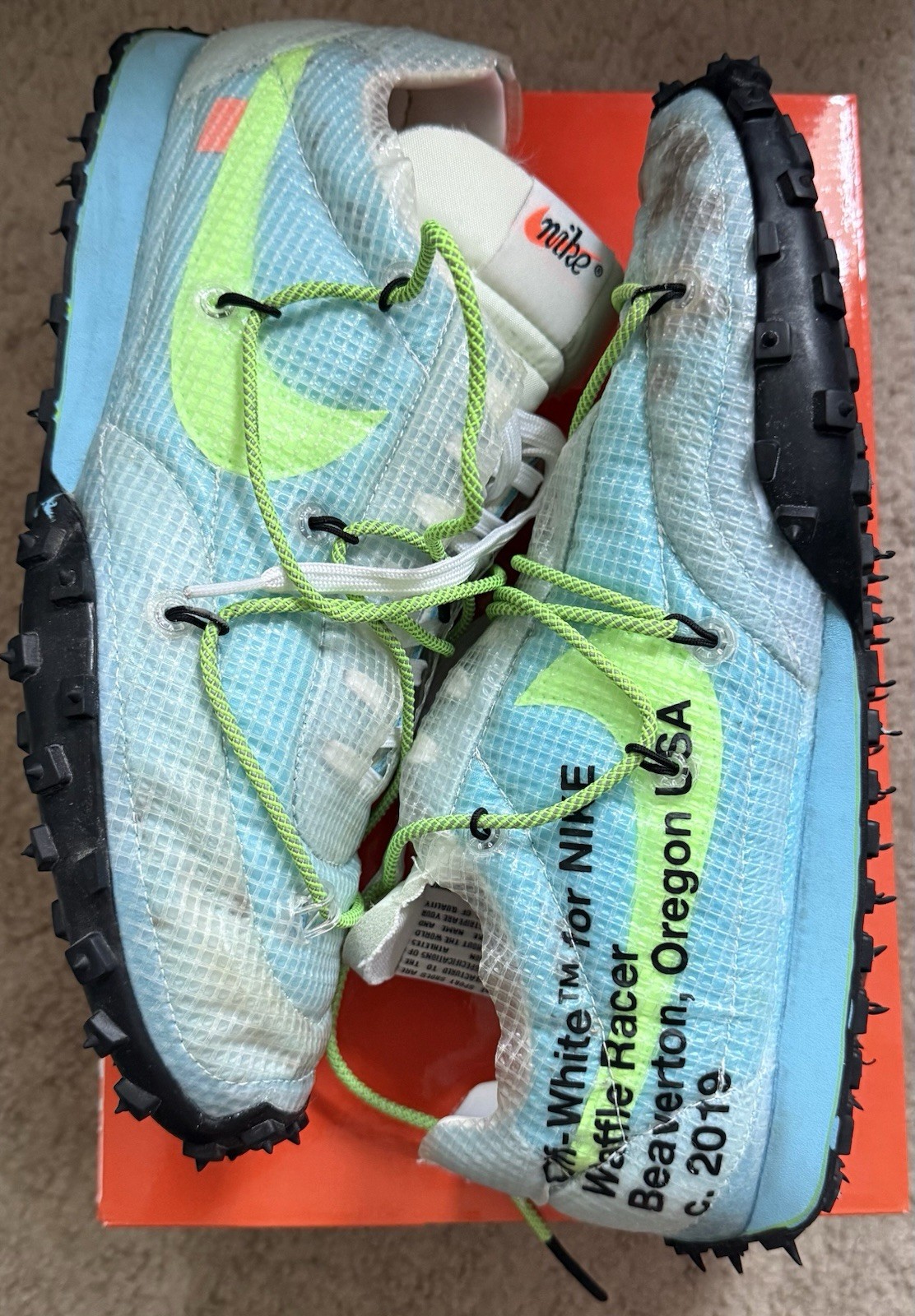 Nike Off-White Waffle Racer (CD8180-400) U.S. Size: M11/W12.5