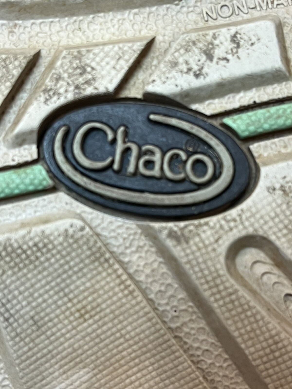 Chaco Z2 Vibram Sports Sandals Classic Hiking Camping Aztec Green Womens Size 10