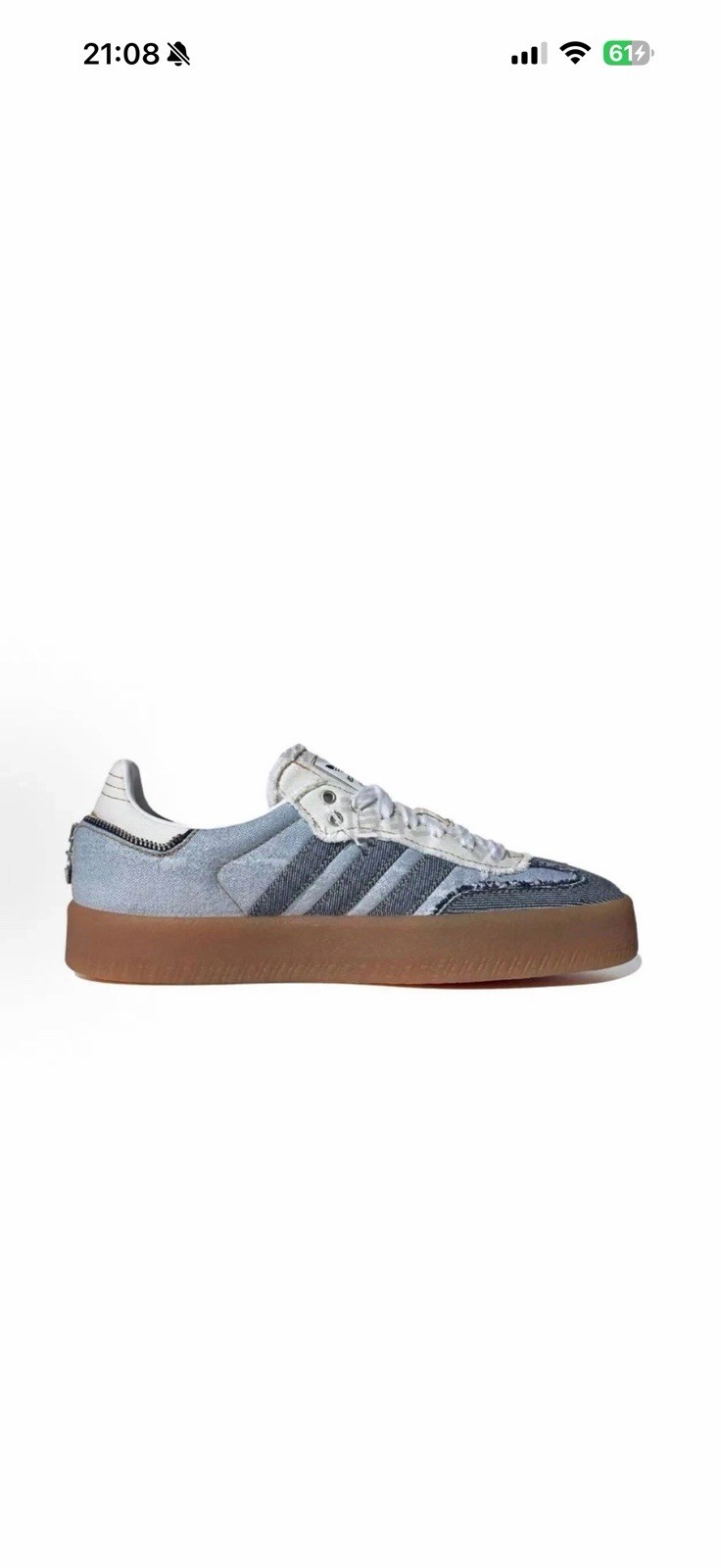 Adidas Sambae Denim Women’s II0001- NEW WITH BOX