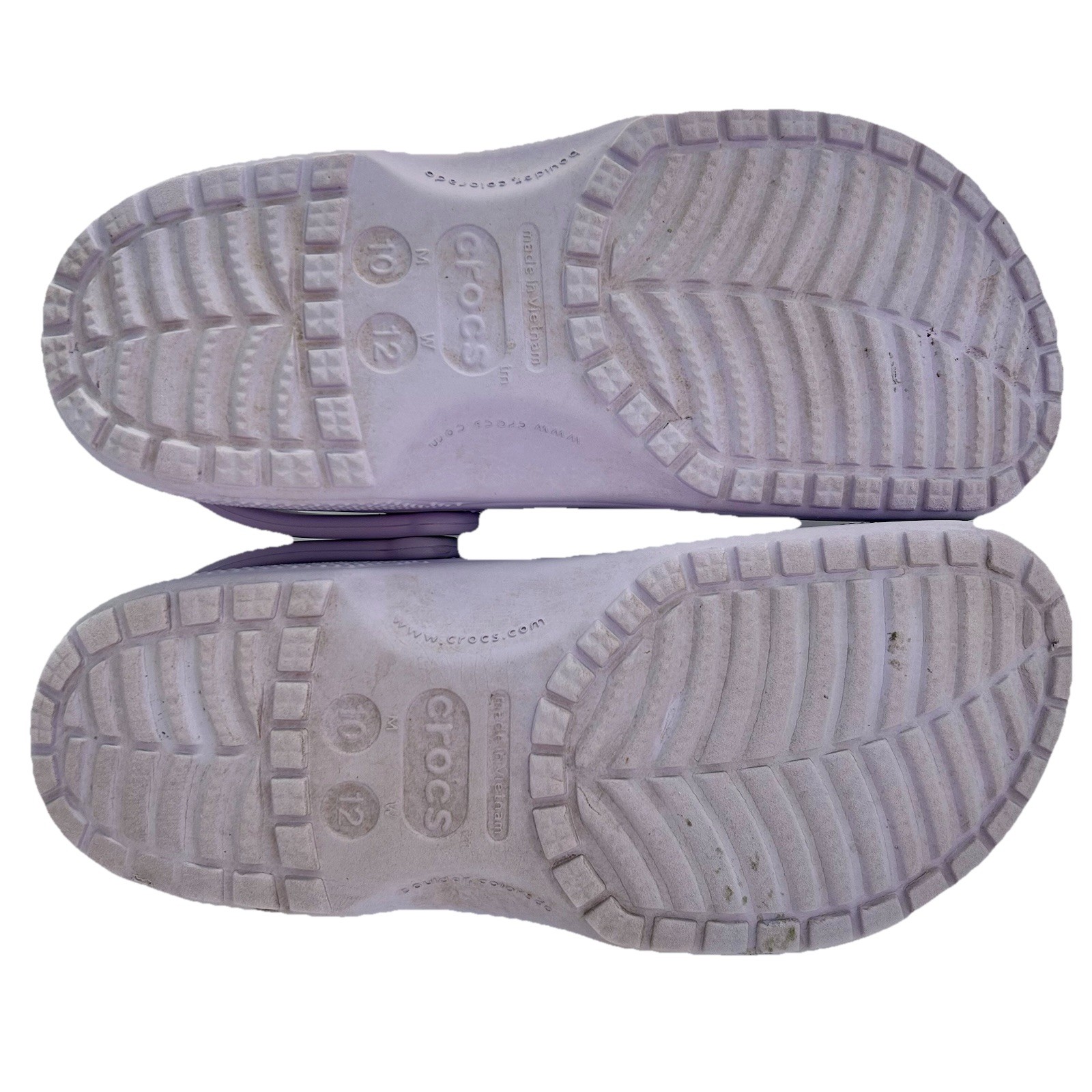 Crocs Classic Clogs Slip-On Sandals Unisex Shoes M 10 / W 12 Lavender Lt Purple