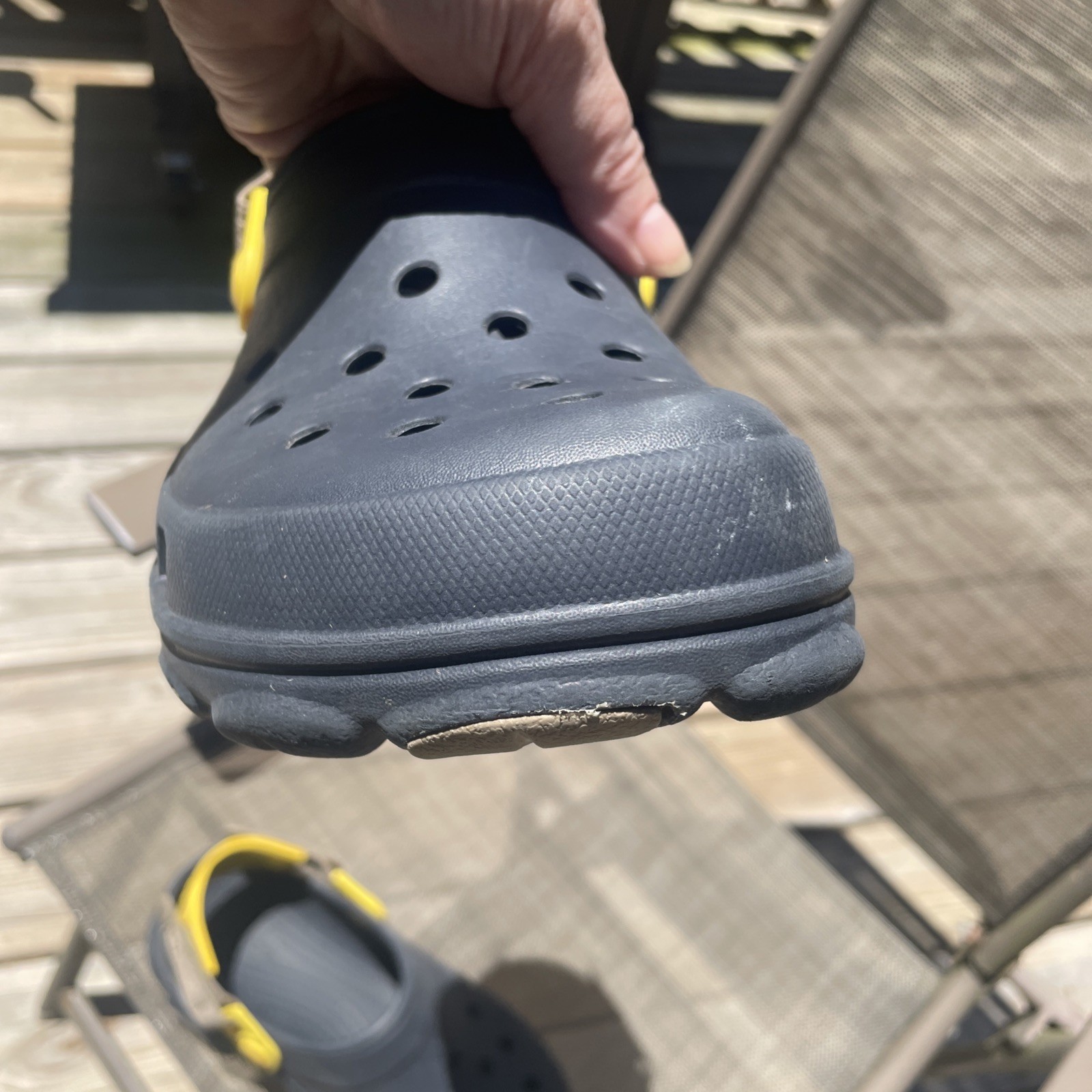 CROCS Womens ALL-TERRAIN CLOG 206340-4LH UNISEX NAVY US W 9 M 7 Exc.