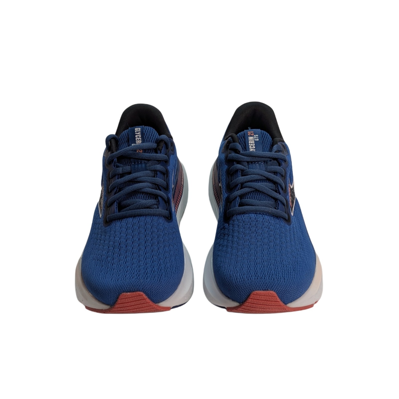 Brooks Glycerin GTS 21 Women 8 B Blue Pink Support Running Shoes