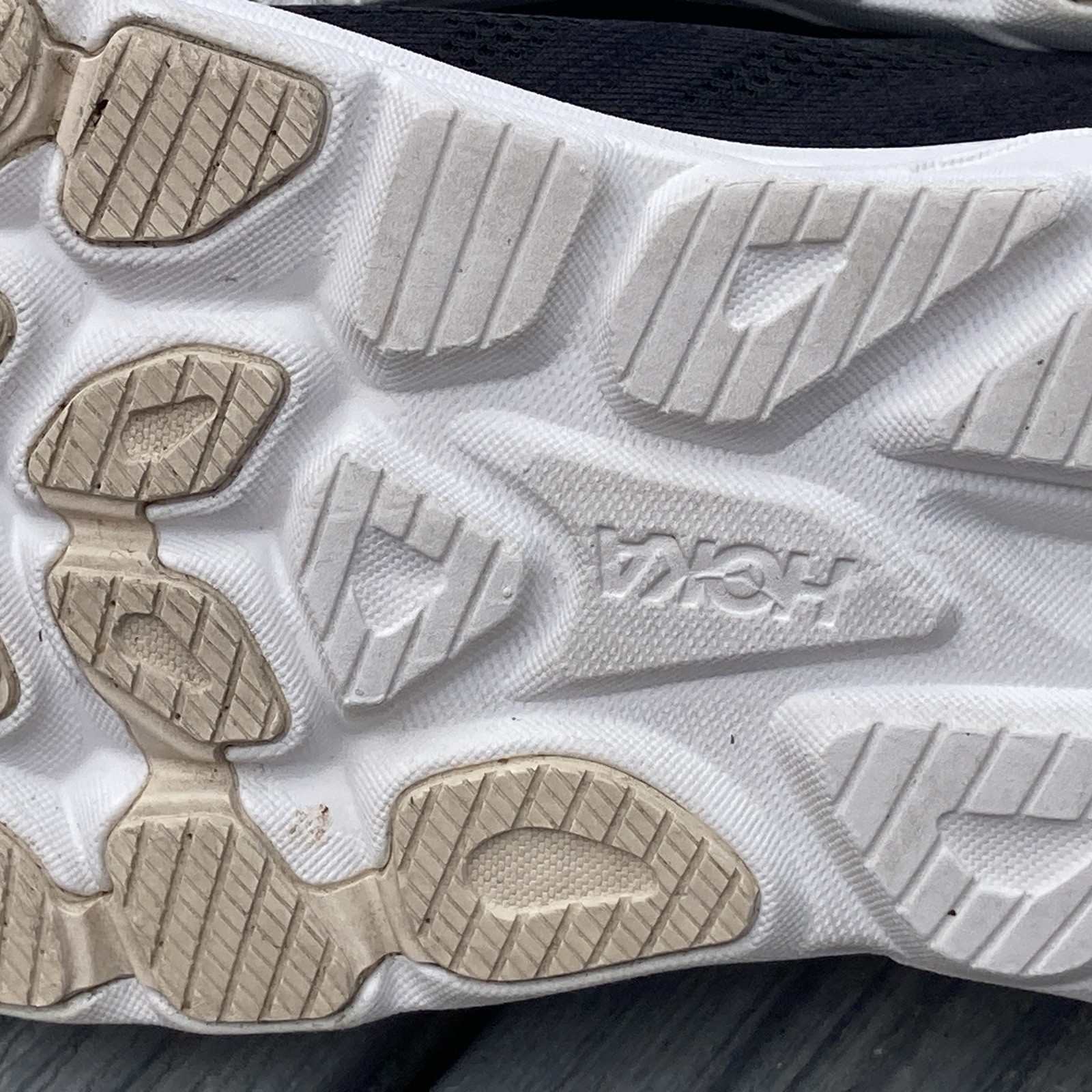 Hoka Clifton 10 Shoes Women 9.5 Black/ Rose Gold Athletic Running Sneaker
