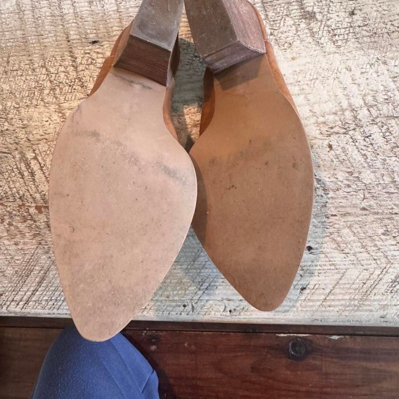 Abound Women’s Brown Tan Mules Slip On Casual Comfort Shoes
