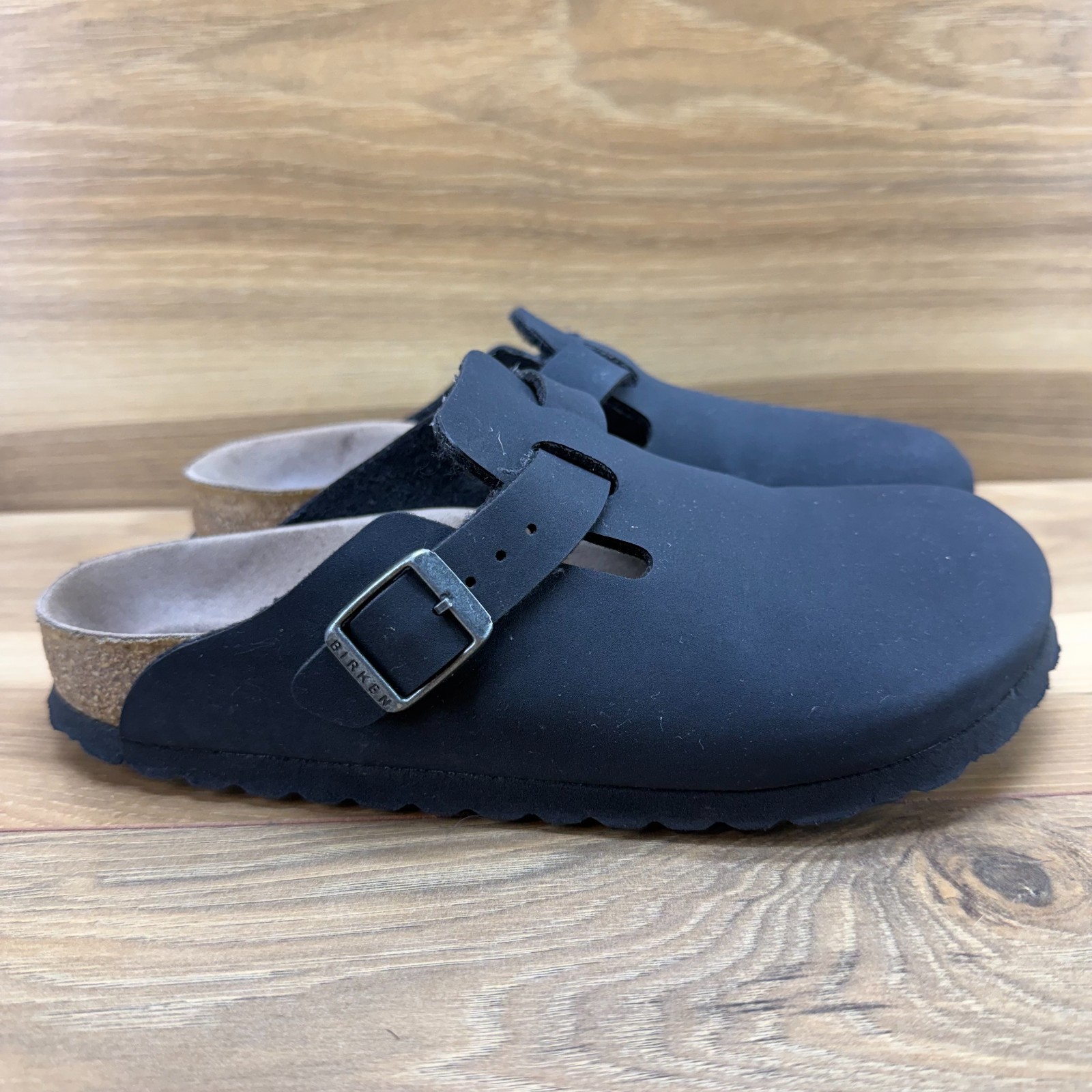 Birkenstock Clogs Vegan Black Women 5 N EU 36 Minimalist Old Money Casual Travel