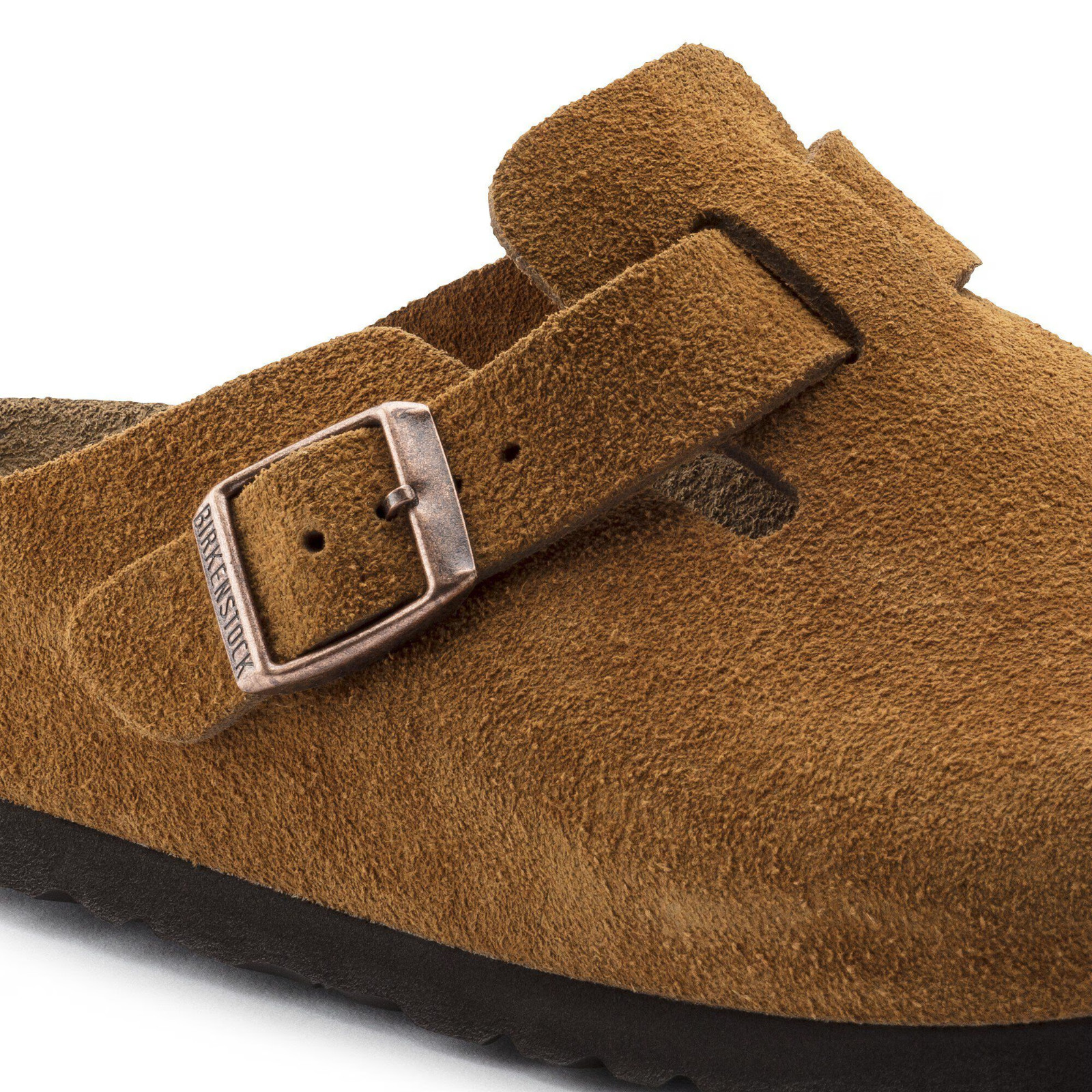 Birkenstock Boston Suede Clogs Unisex EU37-45 Mink Soft Footbed slippers