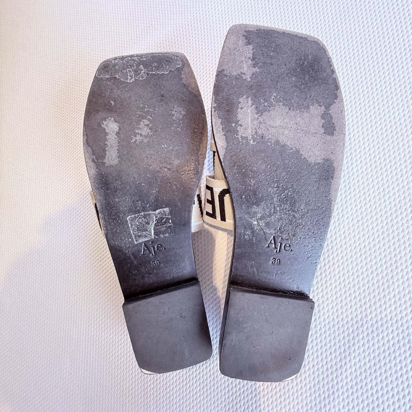 AJE Anais Slides Sandals Size EU 39 W 8