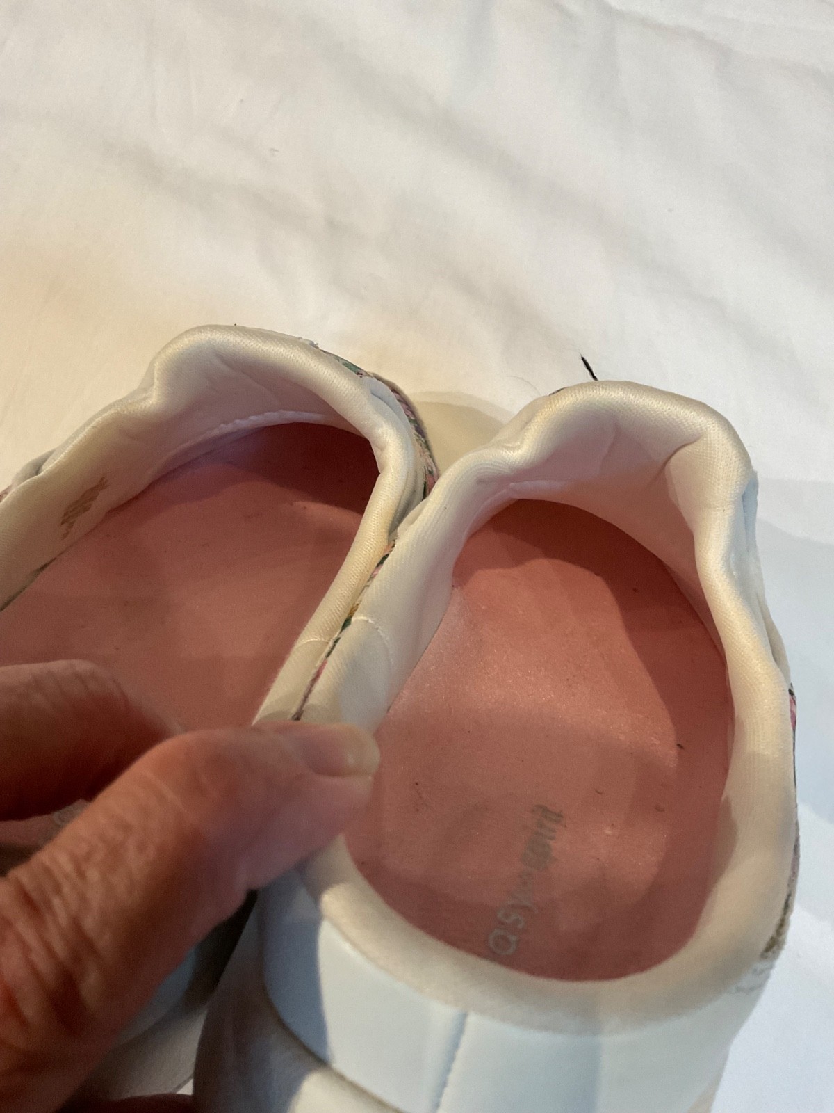 EASY SPIRIT Traveltime Shoes Women’s Size 7 Med Mules Slip On Closed toe Floral