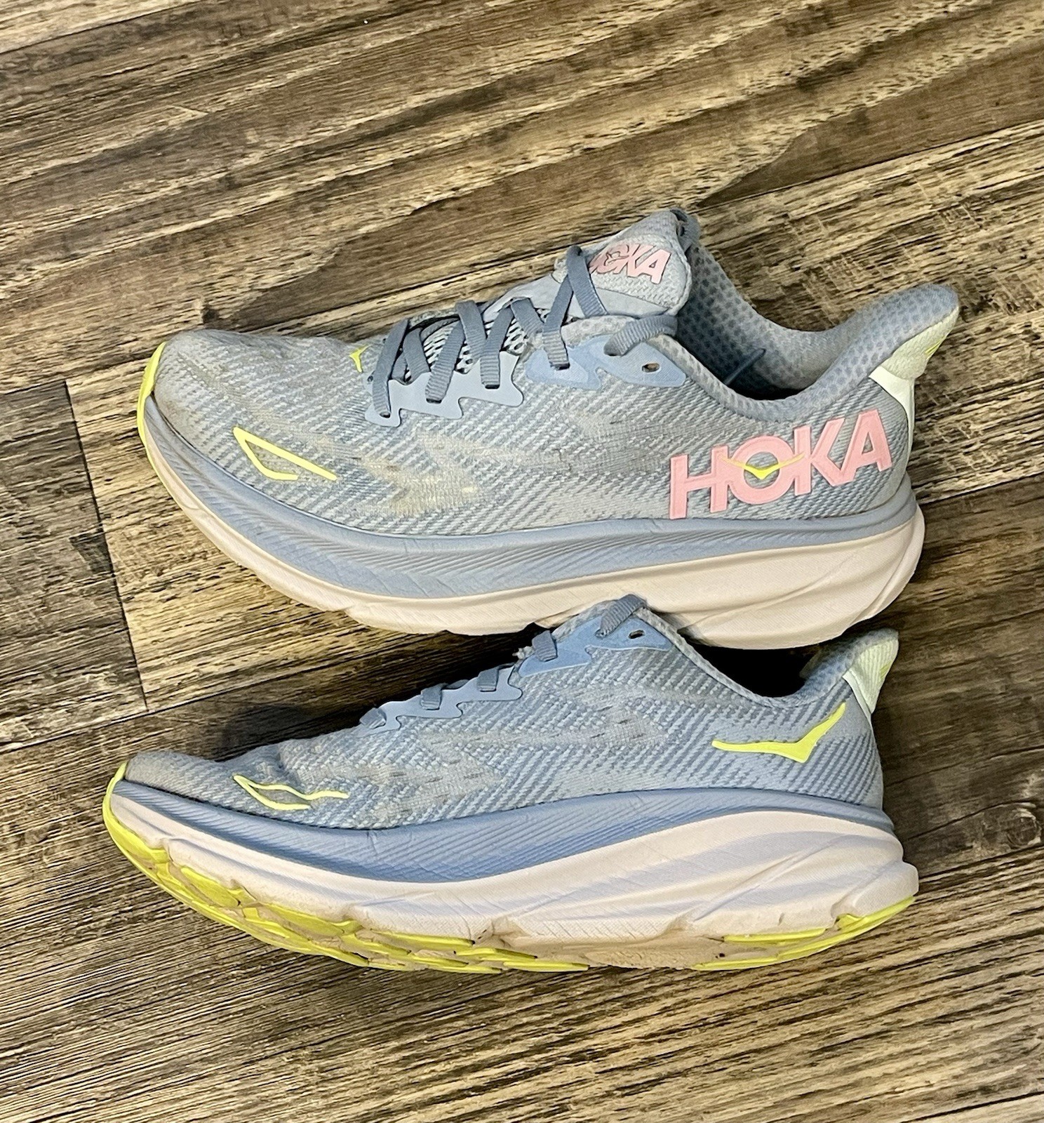 Hoka One One Clifton 9 Dusk Pink Twilight Women’s Running Shoes Sz 6B Sneakers