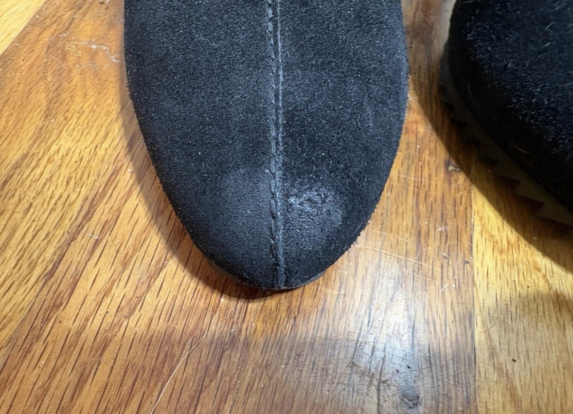 Pedro Garcia Black Suede Ankle Boots Booties Women’s Size 38 (8 US) **READ**