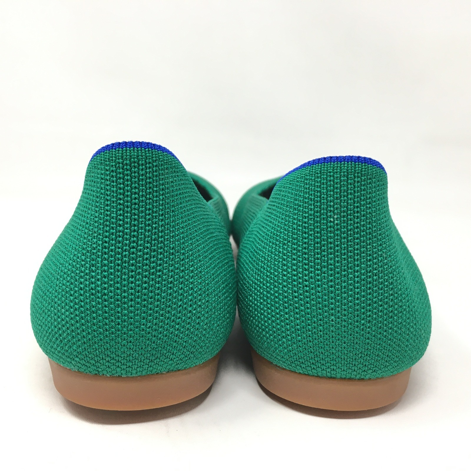 NEW Rothys The Daily Knit Flats Loafers Shoes Womens Size 9.5 Vibrant Green