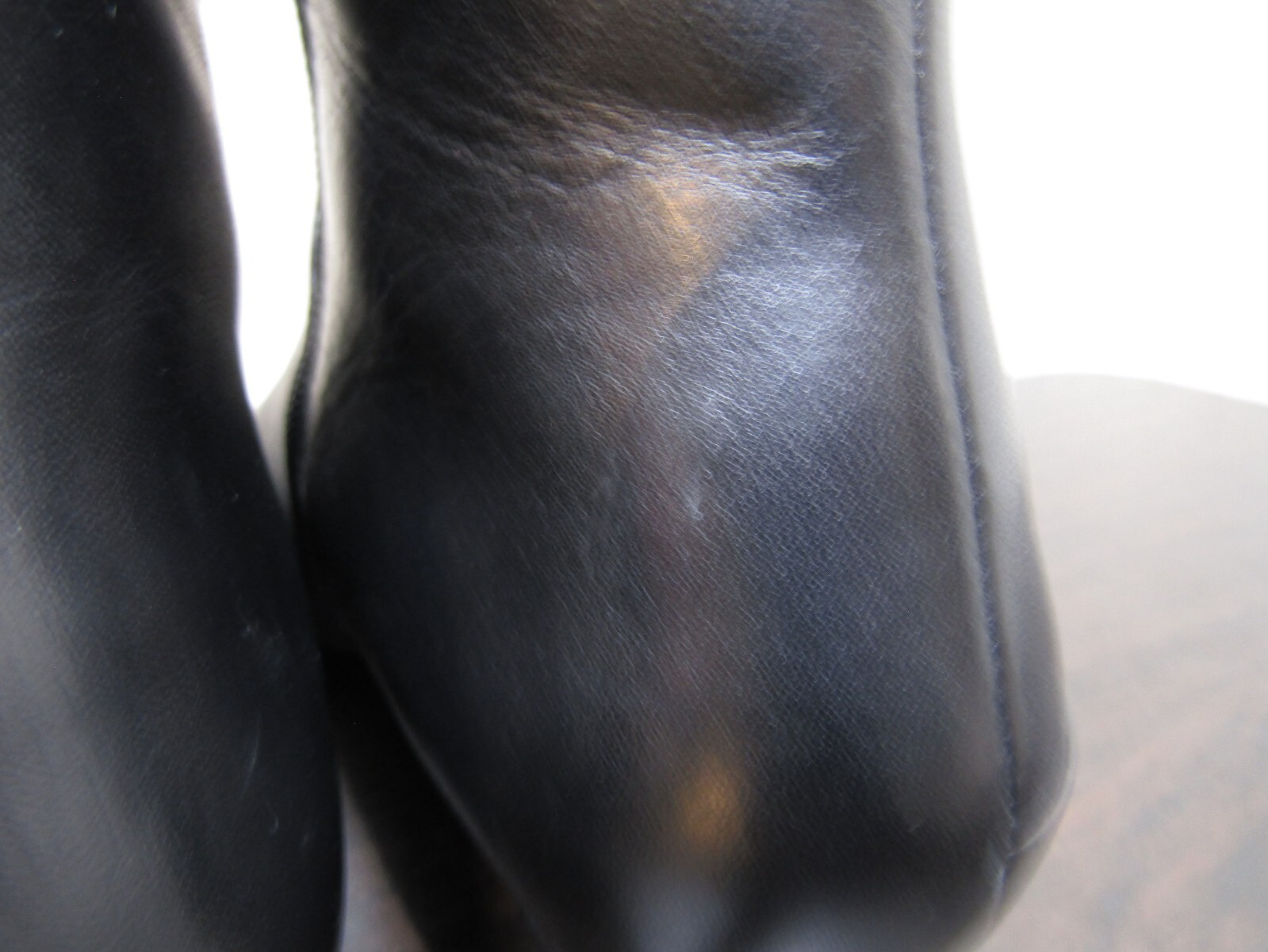 Gerry Weber Caren Black Leather Tall Boots Fur Lined Size Women EU 39 US 9