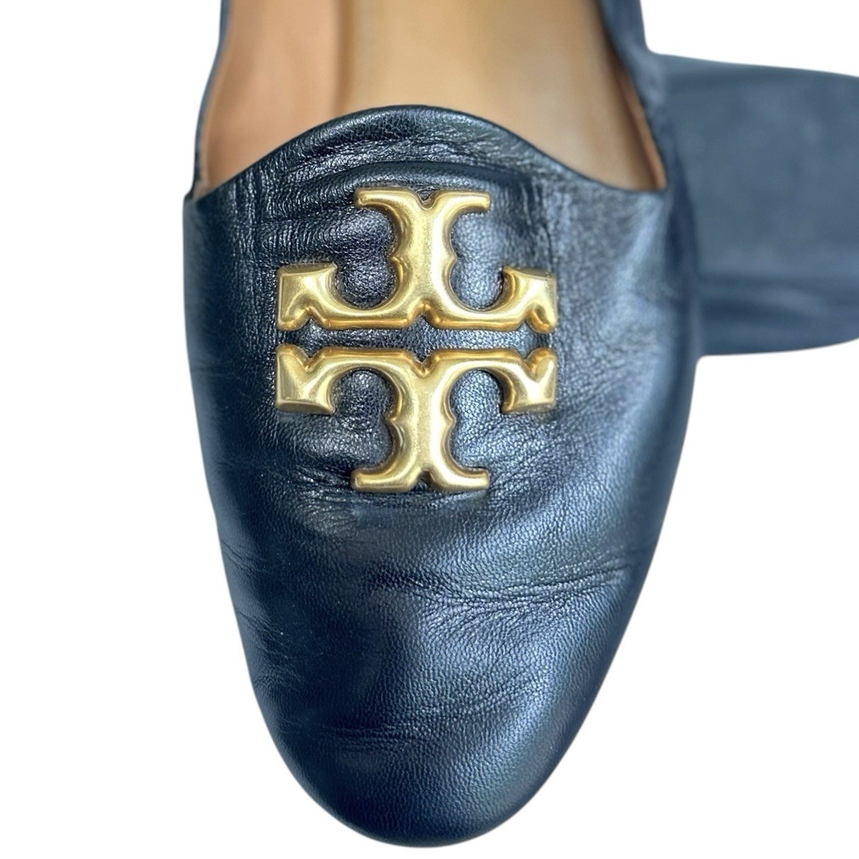 Tory Burch Eleanor Loafers Women’s Sz 9M Perfect Black Luxury Designer Flats