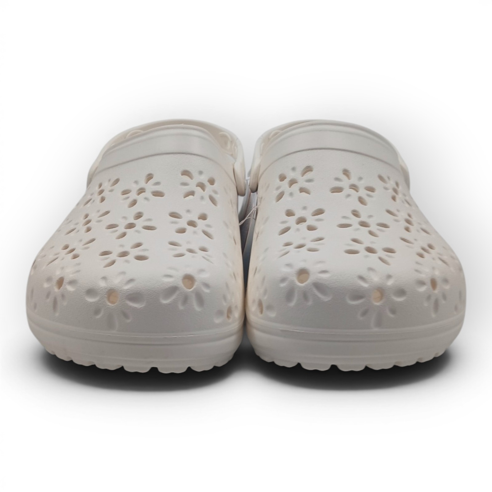 CROCS Women’s Classic Floral Cut-Out Clog Slipper Size 8 Men / 10 Women