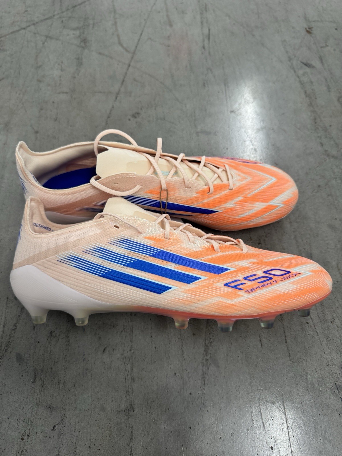Size 10.5 – adidas F50 Sparkfusion Elite Low FG/AG Orange (Women’s) JS4378 (New)