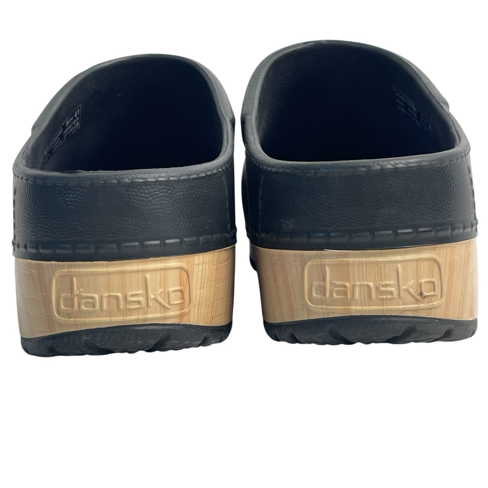 Dansko WMNS Black Molded Kane Clogs Gardening Vegan Waterproof EU 41 US 10.5-11