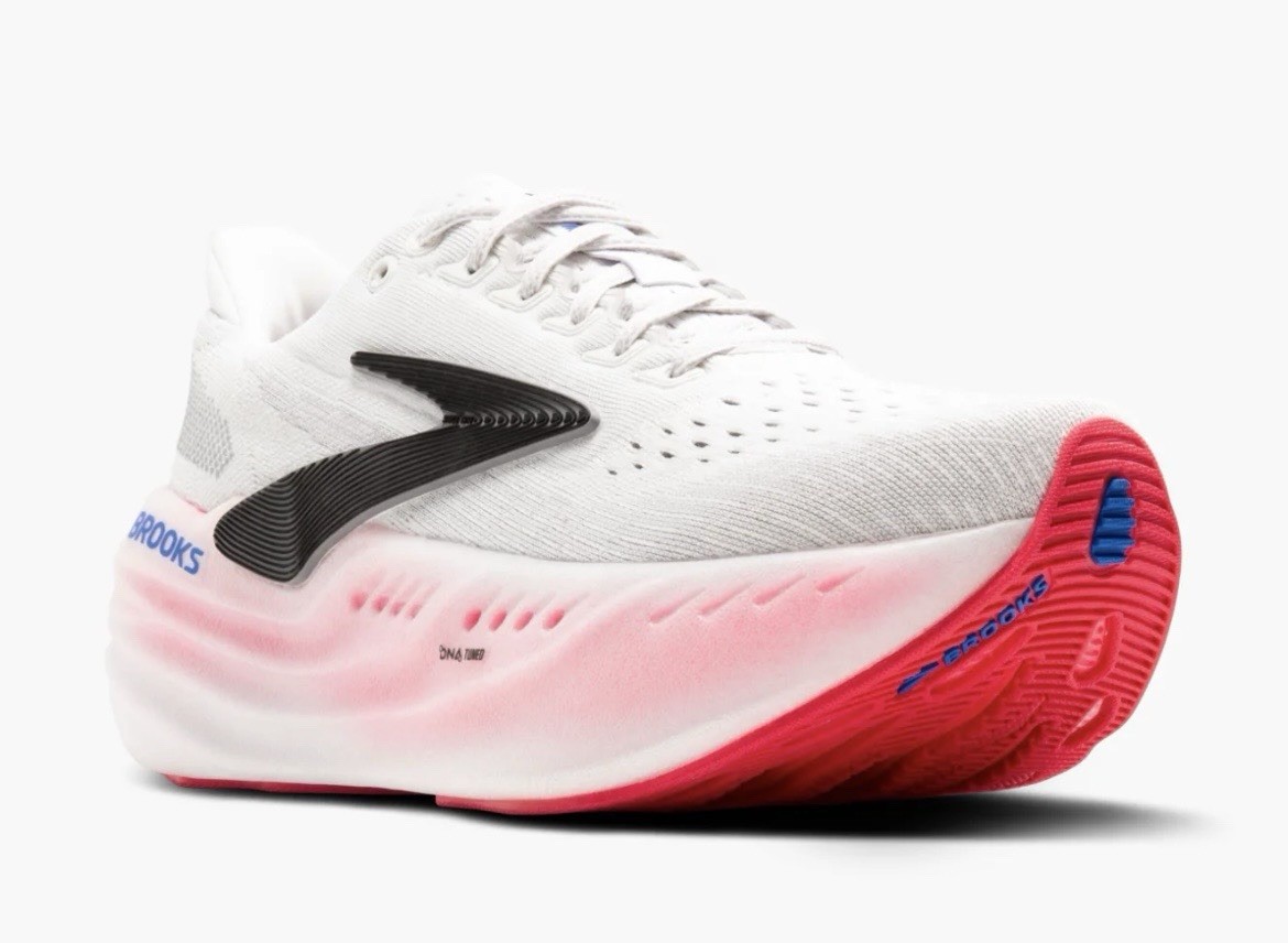 BROOKS GLYCERIN MAX WOMEN Sz 8.5 Medium 1204361B118 White Black Pink