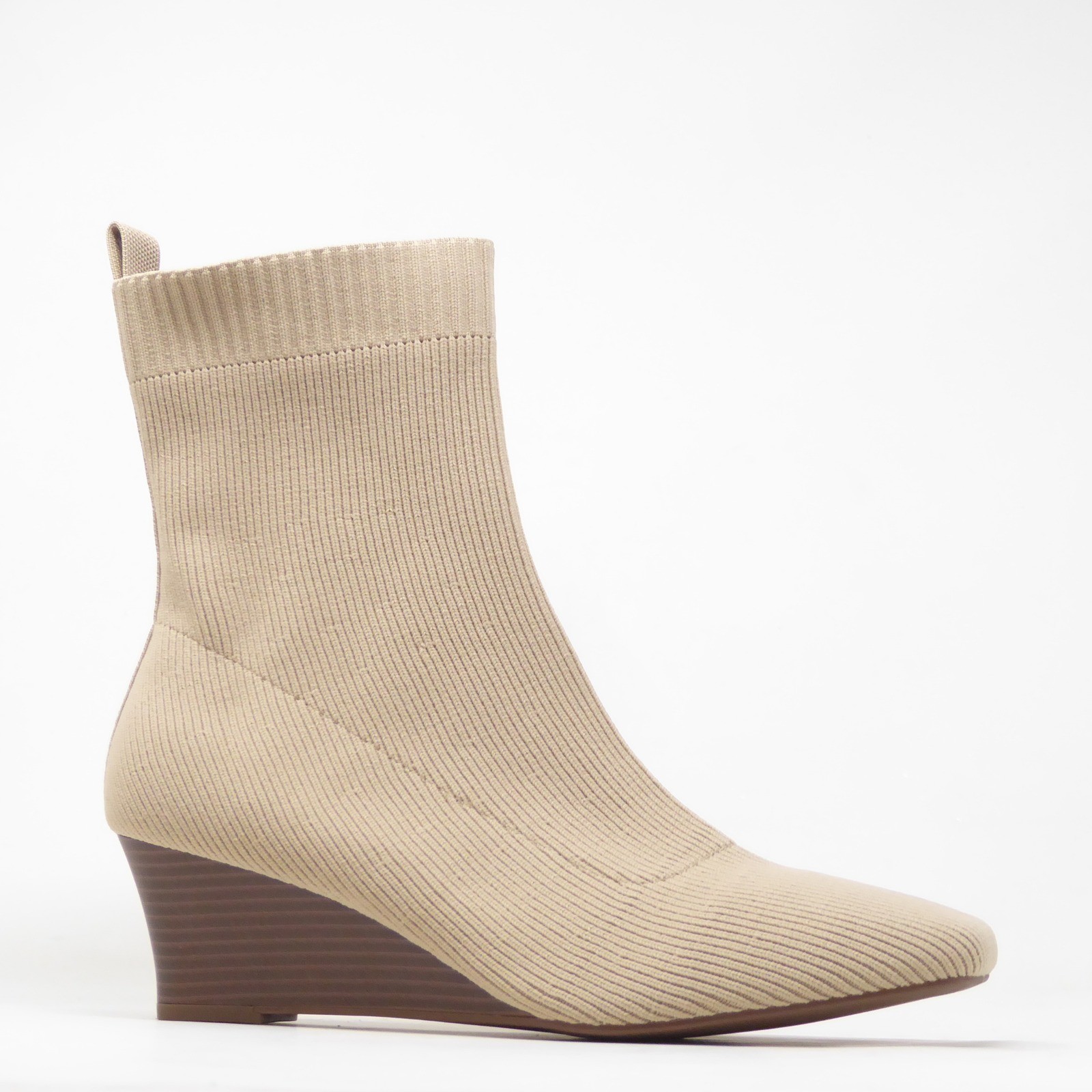 VIVAIA Margot Women Ankle Boots Beige Knit Wedge Heel 41 EU / 9.5 US