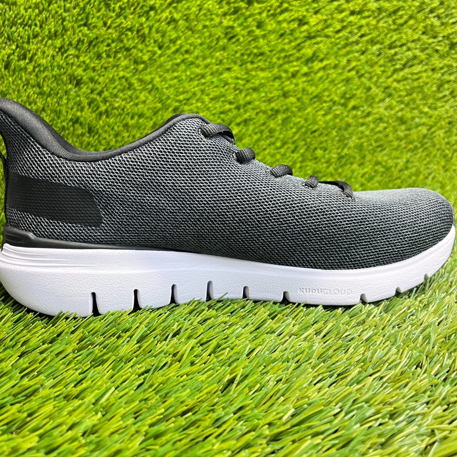 Kuru Flex Via Womens Size 8 Black White Athletic Running Walking Shoes Sneakers