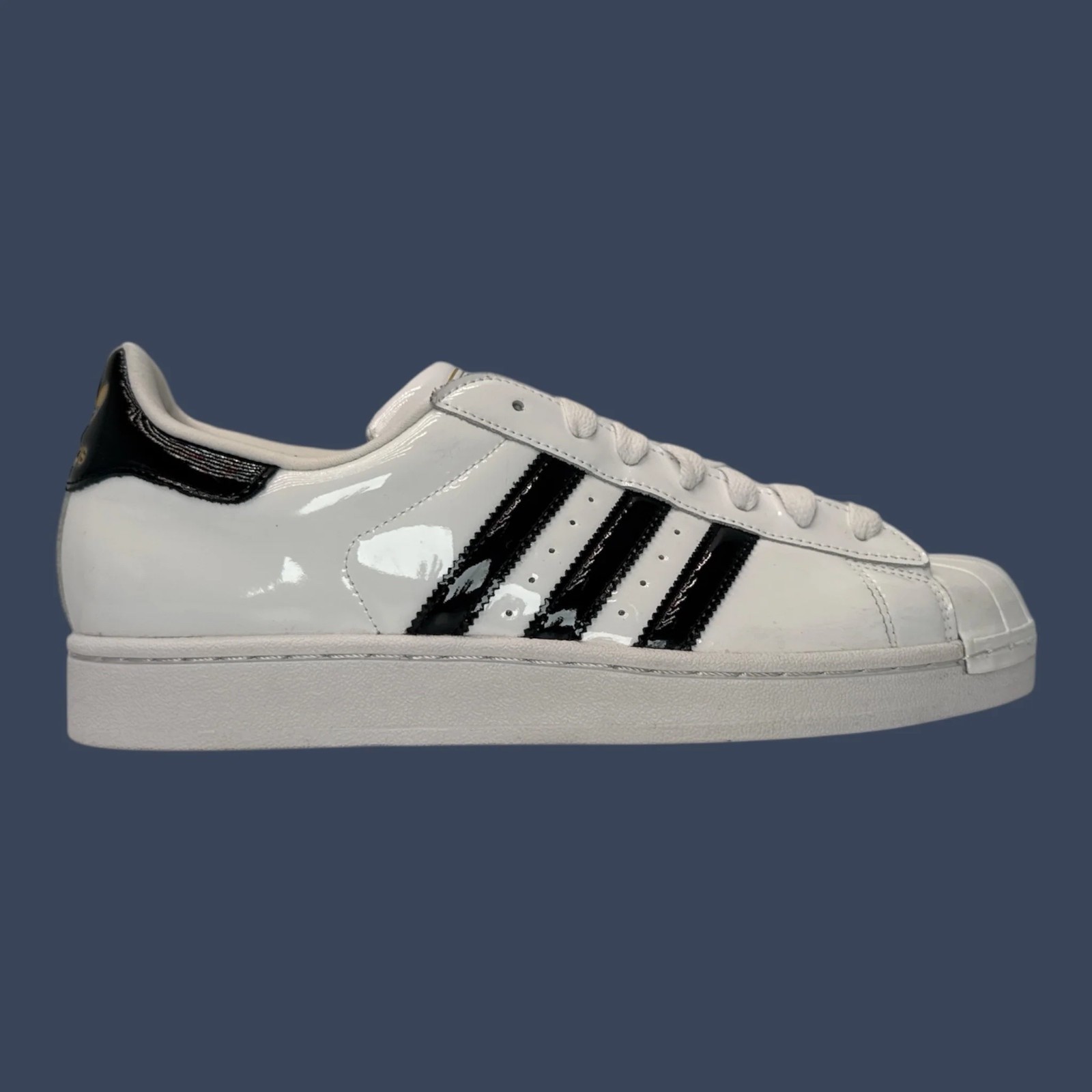Adidas Superstar 2 Cloud White Core Black Women – JS4010 Patent Leather
