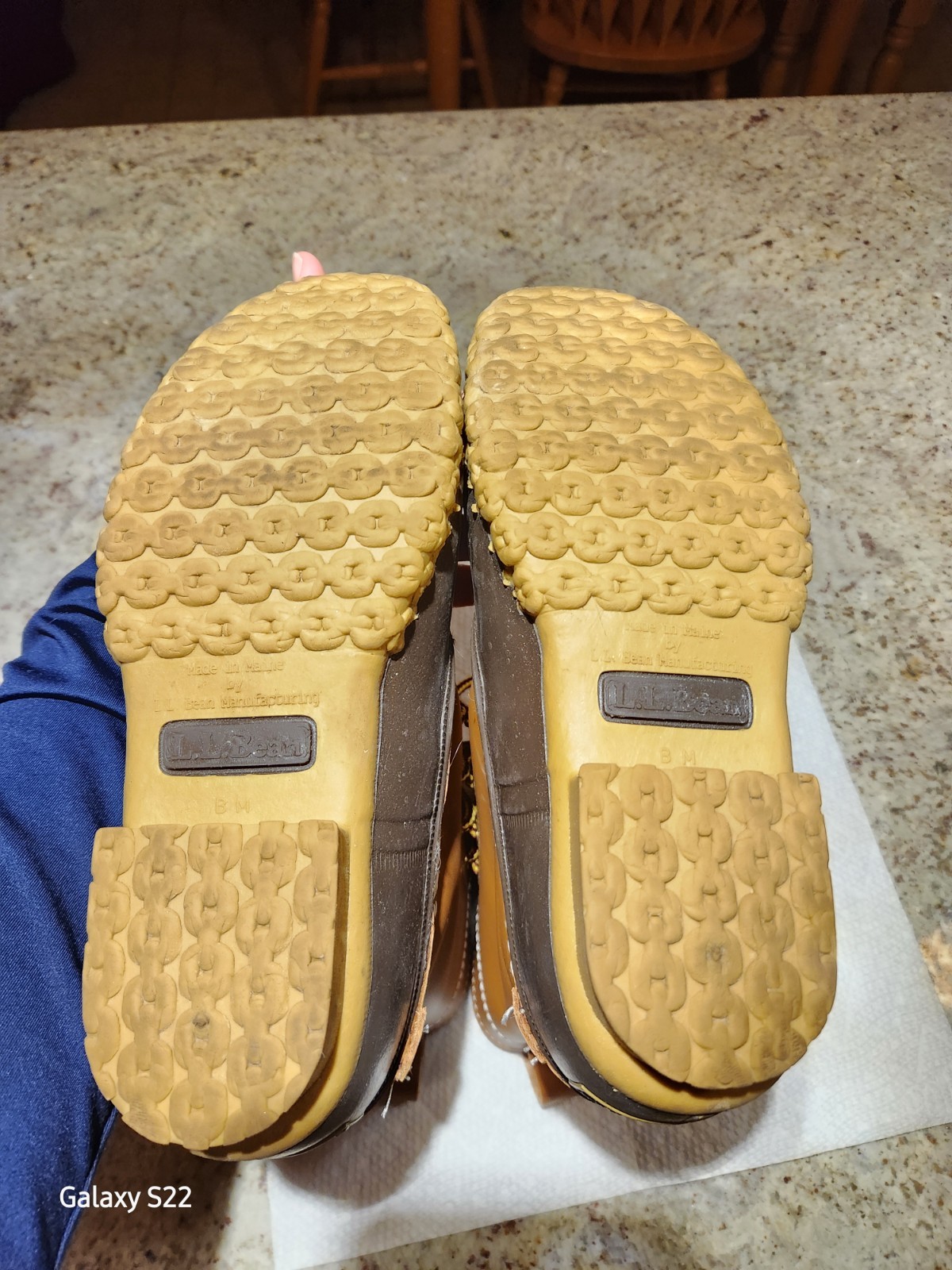 *LL Bean* Bean Boots Leather Unlined Ankle «Duck Boots» Brown – Women’s 6M – EUC