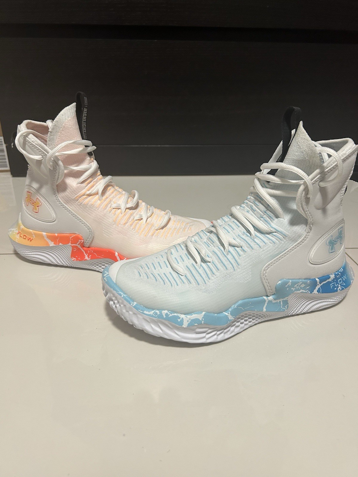 Under Armour Flow Ace AA Fire Ice Women’s Volleyball Shoes3027269 100 Size 9.5