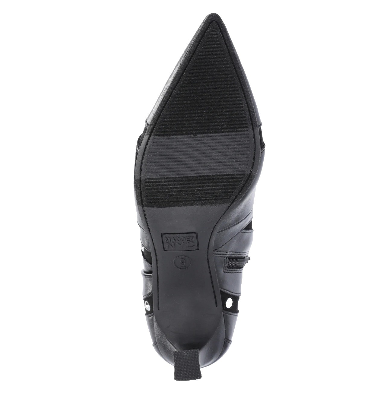Steve Madden NYC Black Studded Western Style Heel Boot Woman’s Size 8 NIB