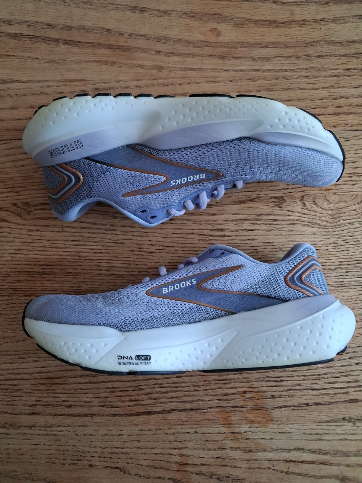Brooks Glycerin 21 Purple 1204081B544 Running Shoes Sneakers Womens Sz 8 B