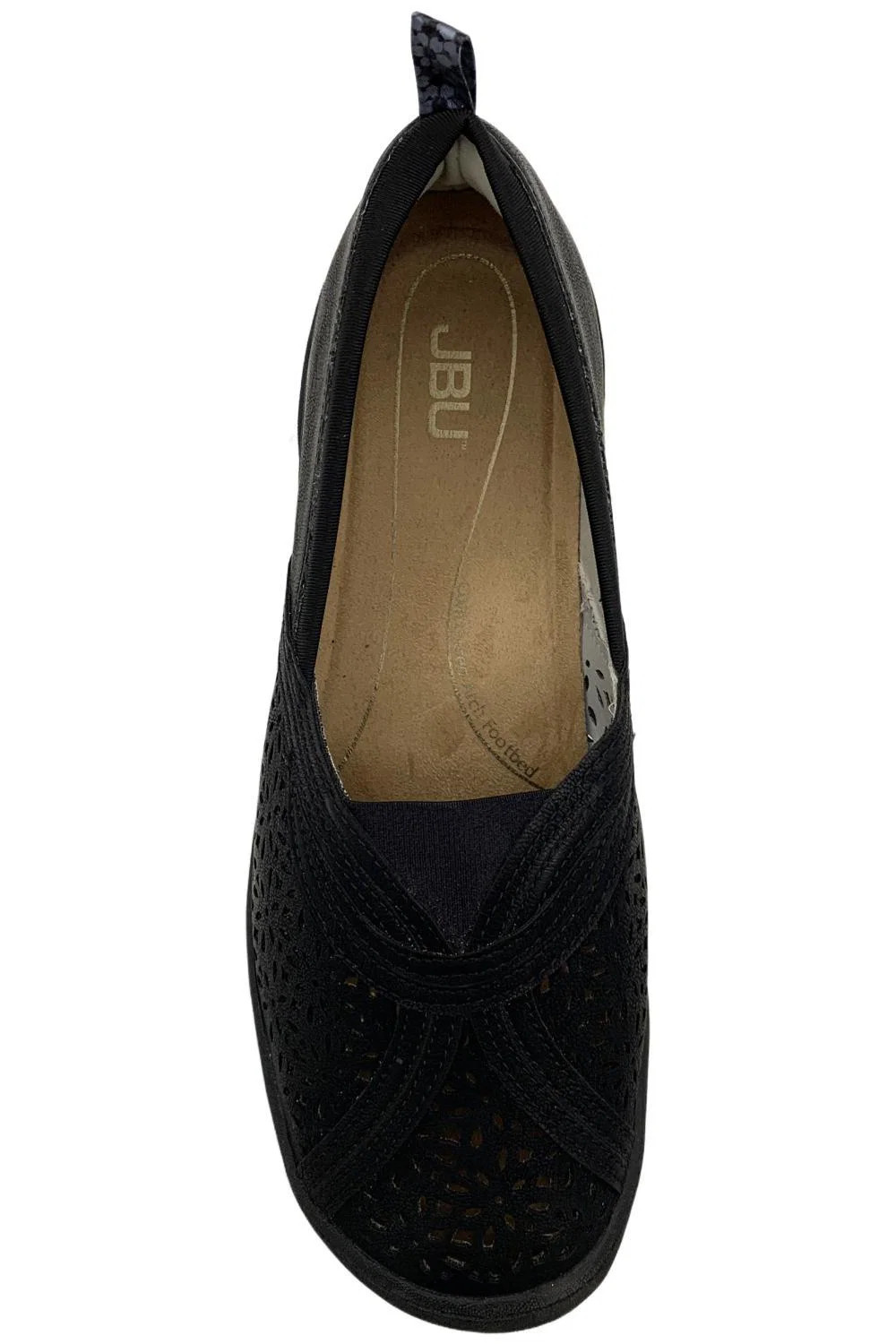 JBU Women’s Peony Casual Step-In Comfort Shoe Black