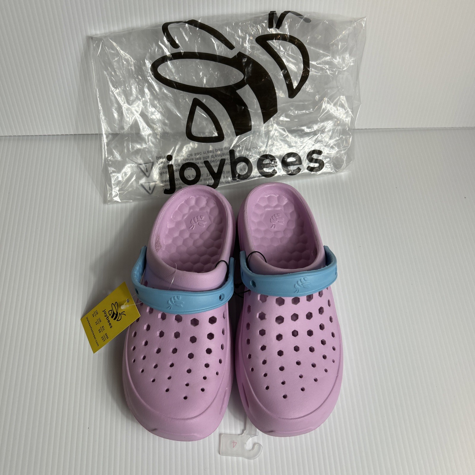 J4 Joybees Clogs ~ Pink Lavender Sky Blue ~ Kids Youth ~ Active ~ NWT