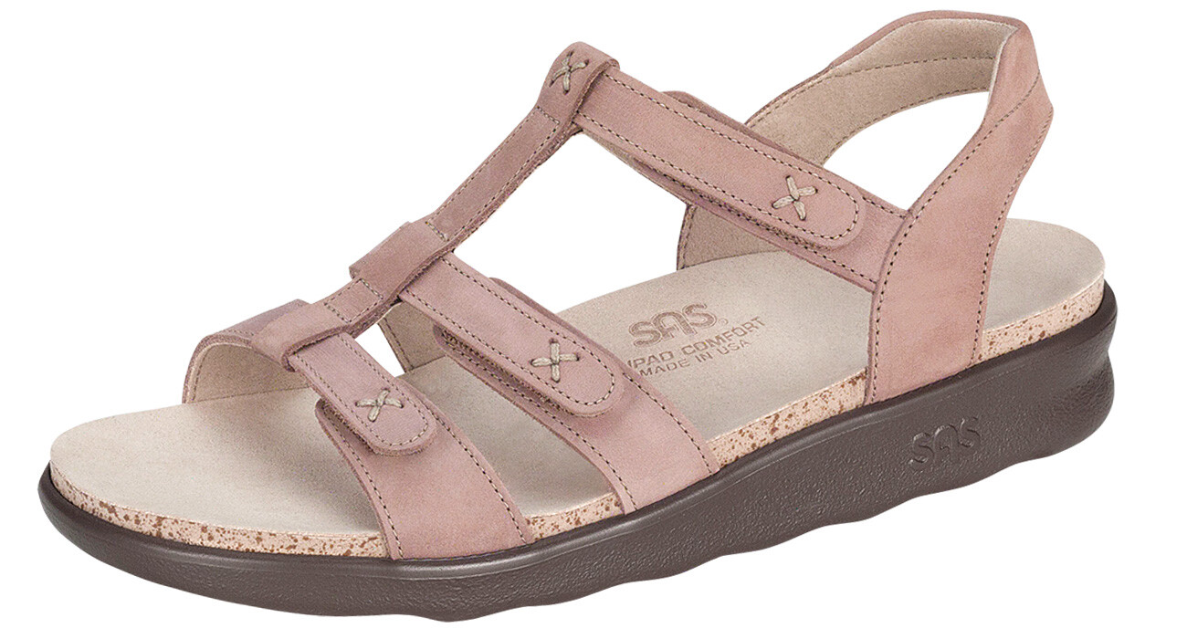 SAS Women’s Shoes Sorrento Sandal Praline 6.5 Medium FREE SHIPPING New In Box
