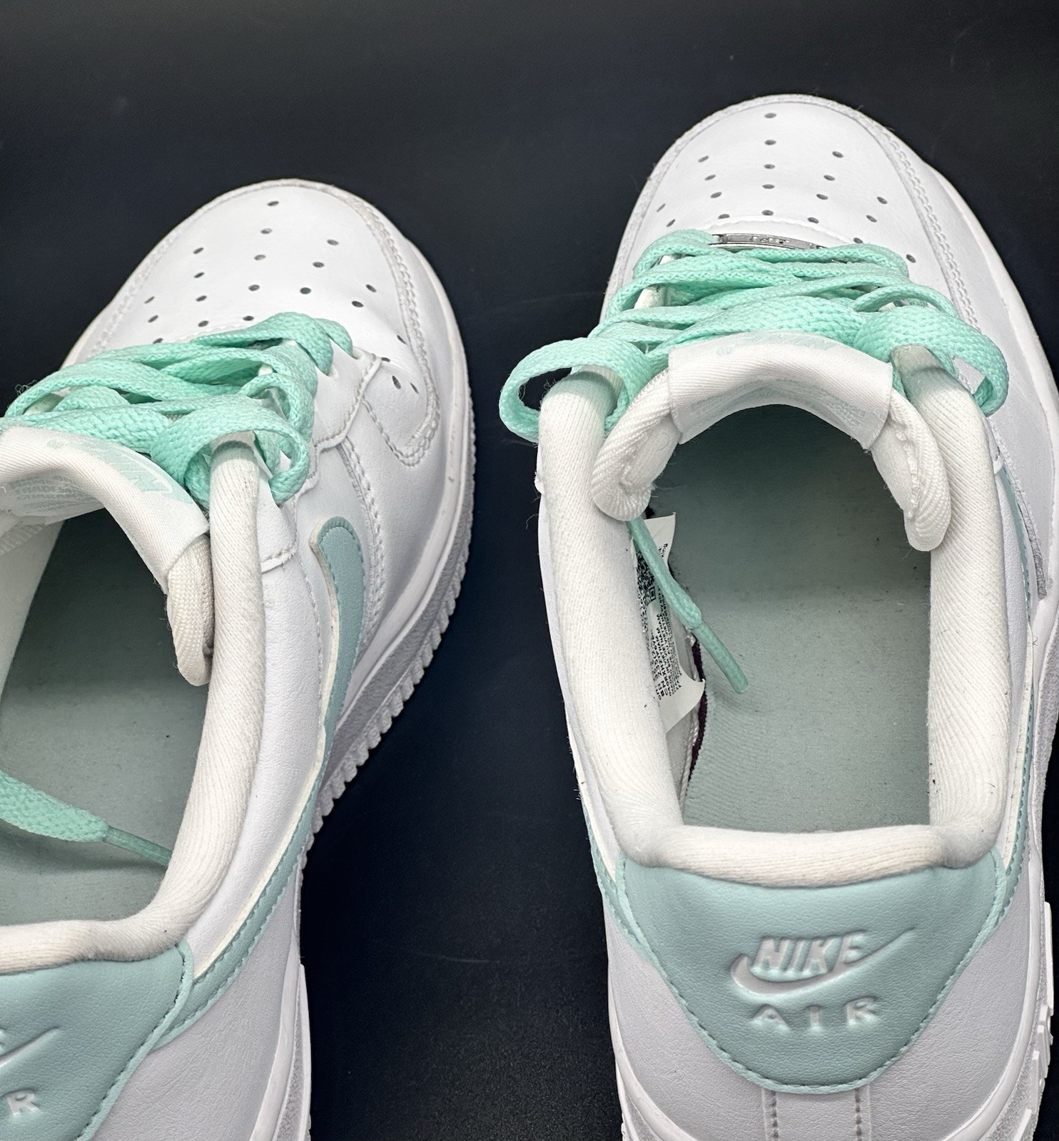 Nike Air Force 1 Low Jade Ice White Mint DD8959-113 Wmns Size 6.5