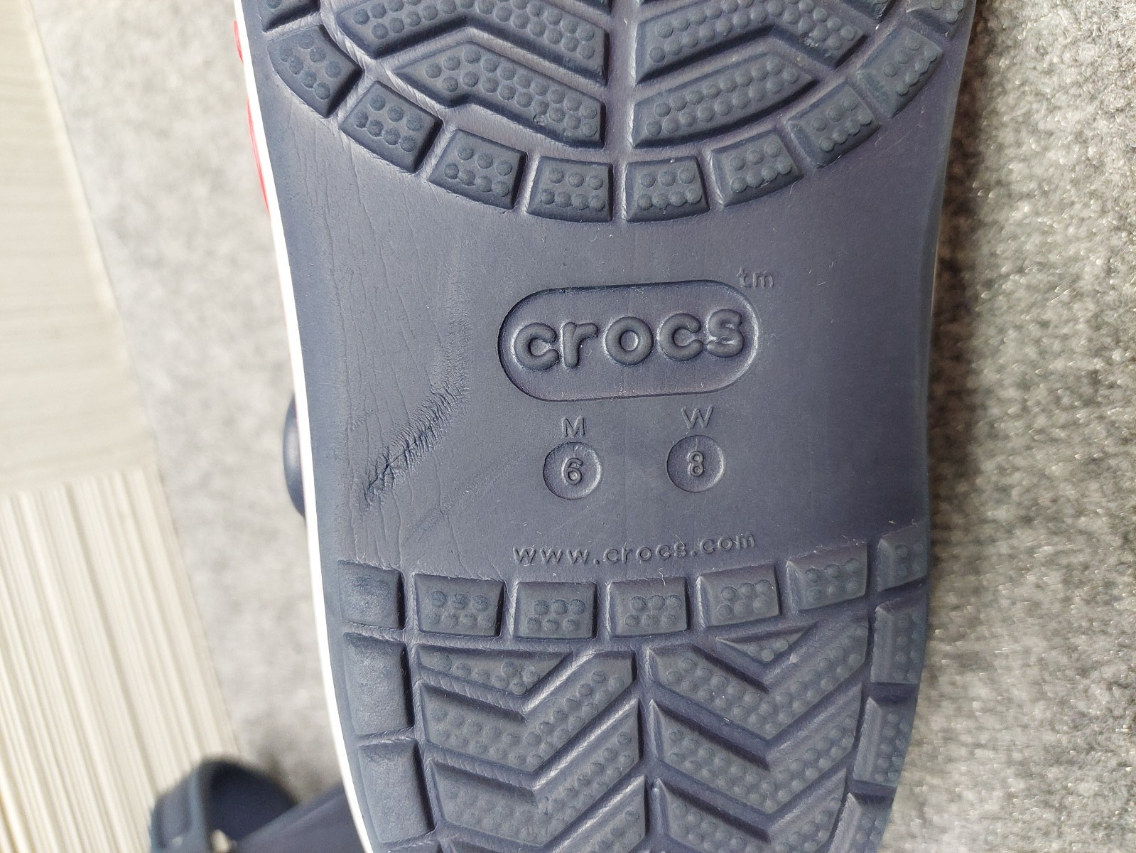 Crocs Bayaband Clogs Women Sandals 8 Blue Closed Toe Slip On Comfortable Outdoor