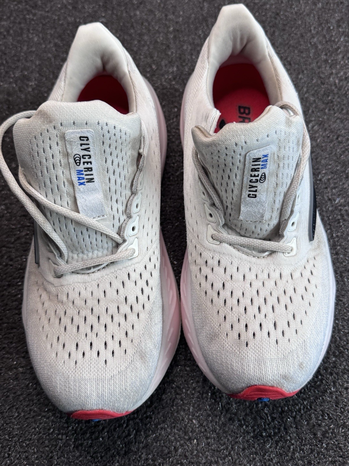 Brooks Glycerin Max Women’s Size 9.5 1204361B118 White Black Pink Running Shoes