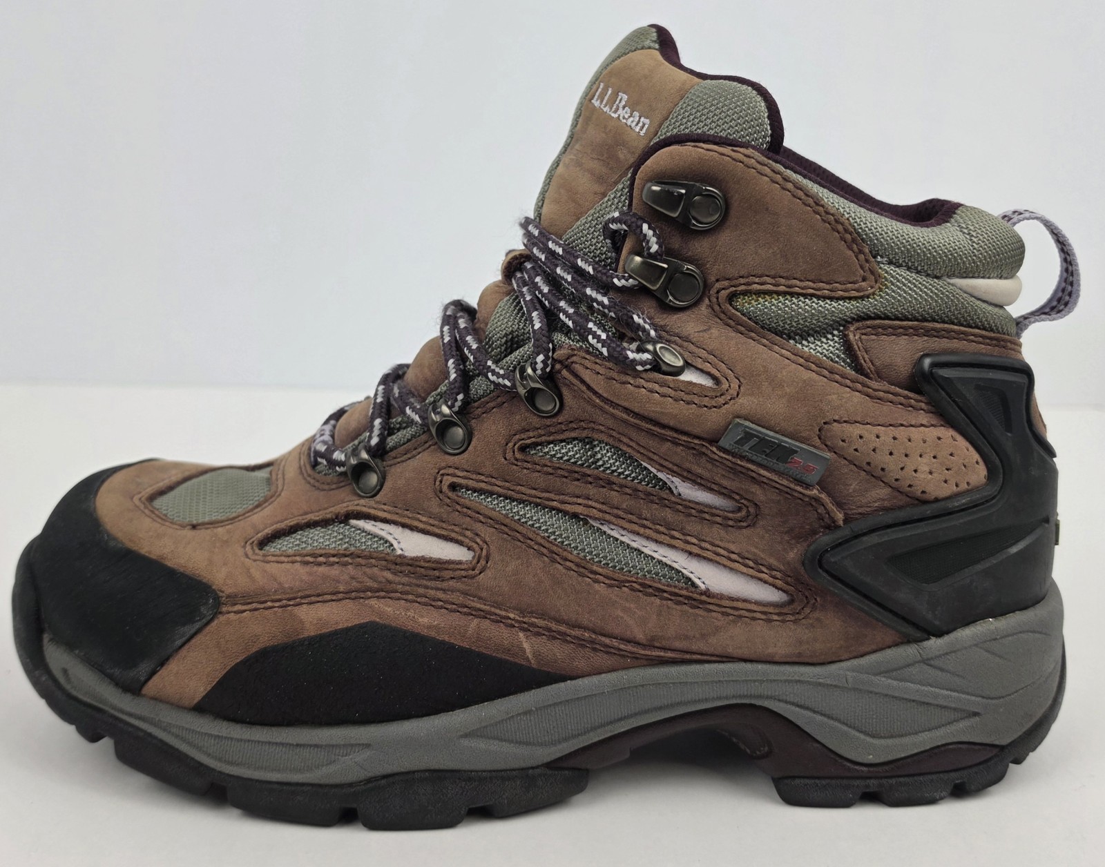 LL Bean TEK 2.5 Dri-Lex Waterproof Hiking Boots Women’s Size 10M Brown
