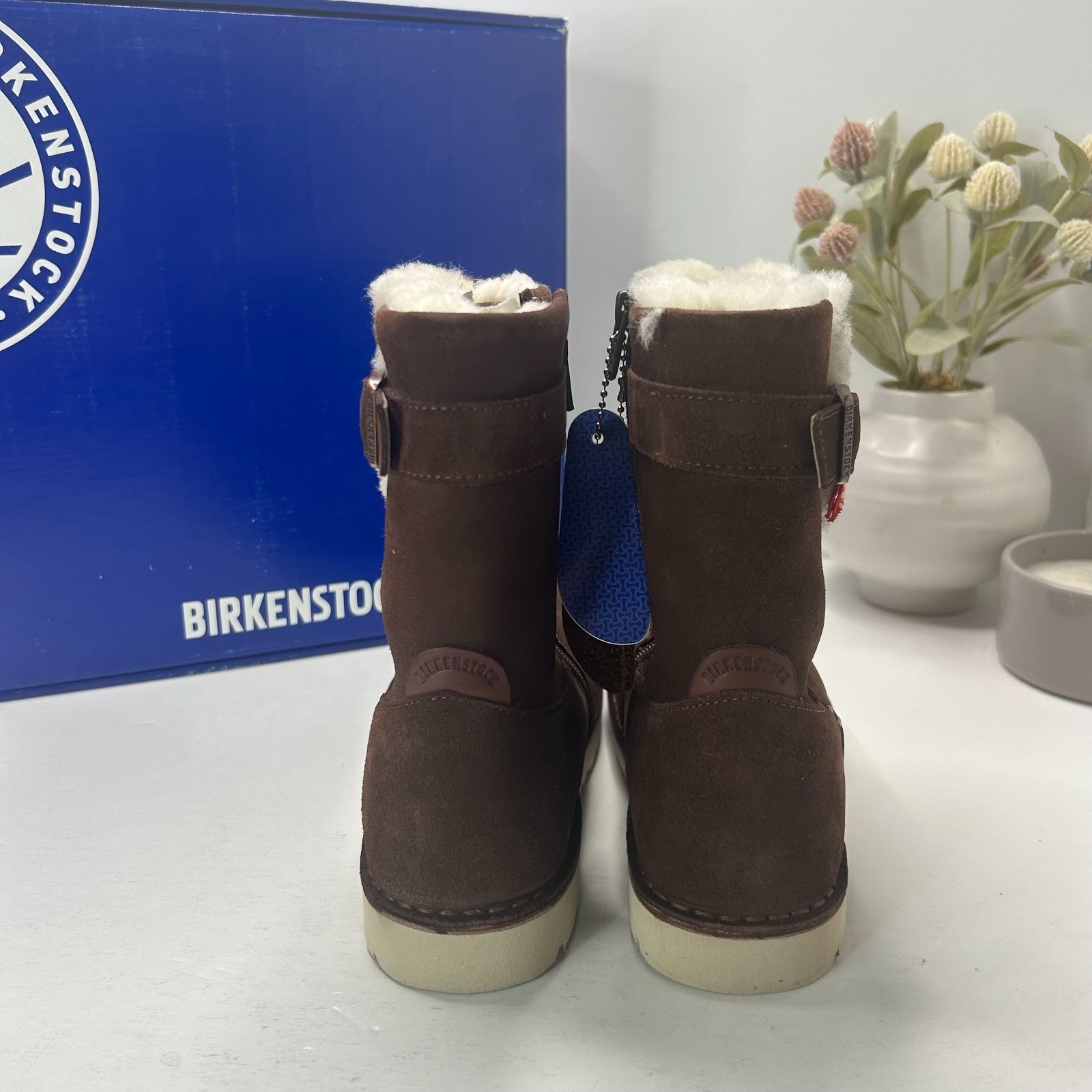 Birkenstock Westford Side Zip Boots Espresso Narrow Fit 1007051 Women’s US 5 NWB