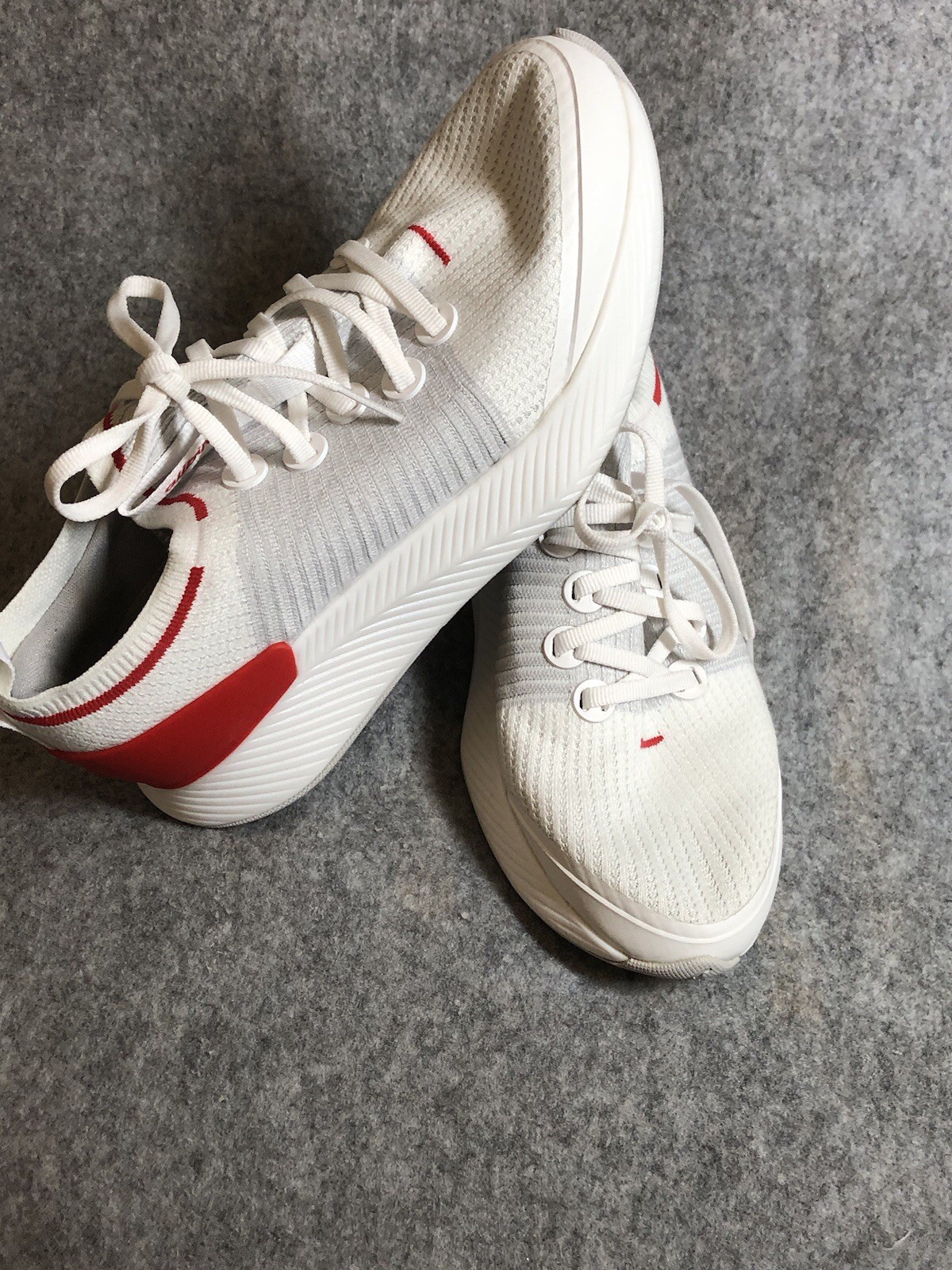 Allbirds Sneakers Women 7.5W Red White Athletic Running Shoes Performance Sports