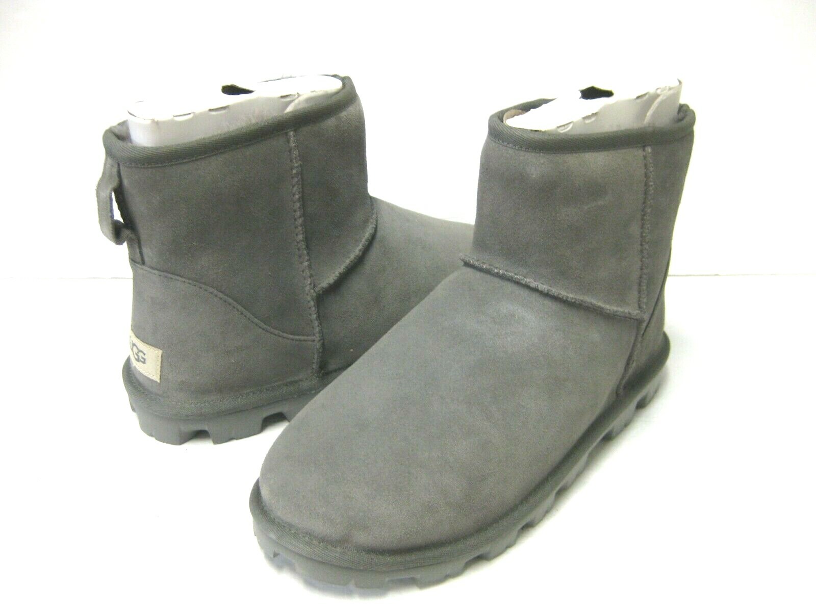 UGG ESSENTIAL MINI WOMEN BOOTS SUEDE CHARCOAL US 10 /UK 8 /EU 41