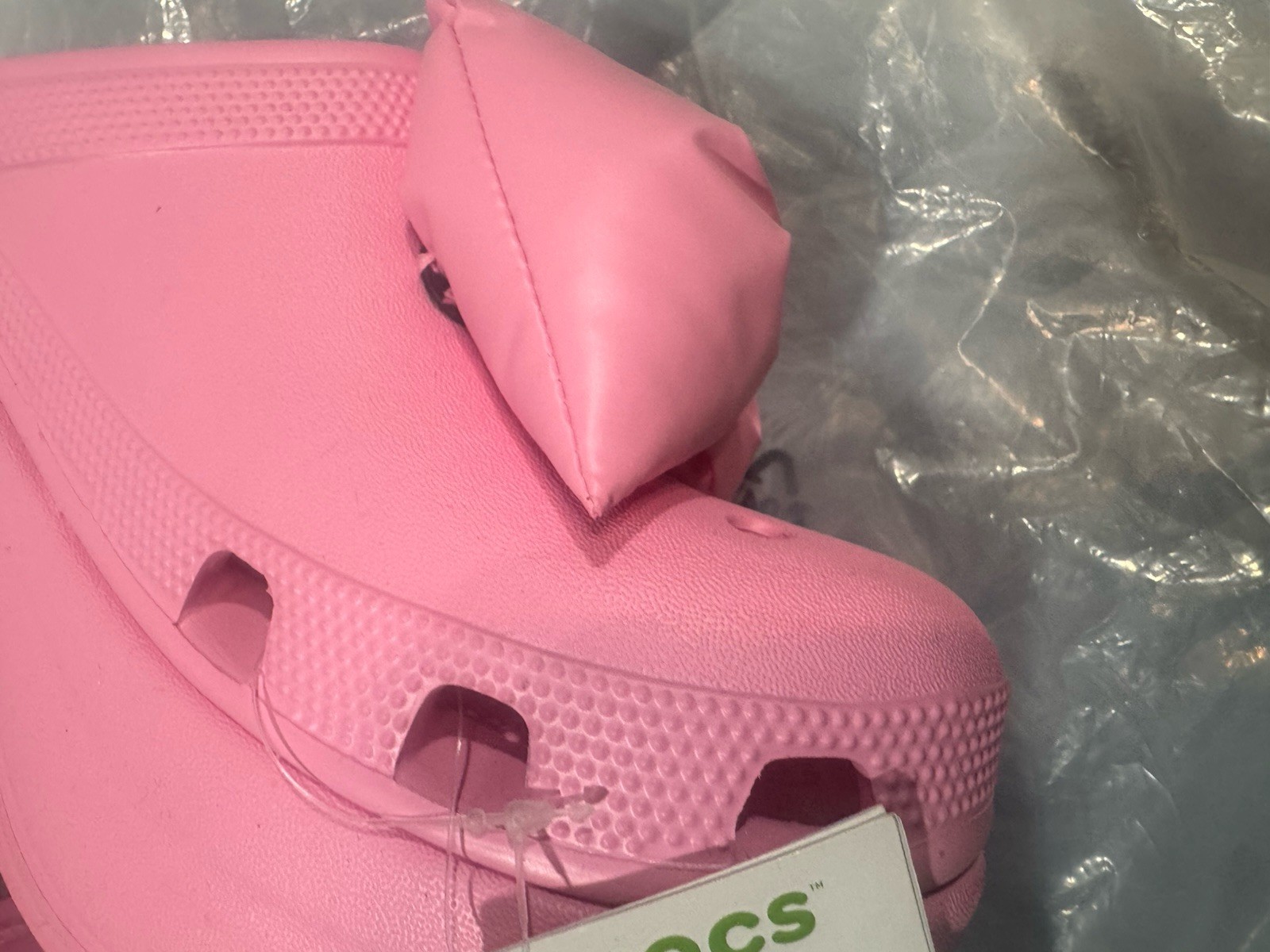 NWT CROCS Siren Bow Clogs In Pink Size 8