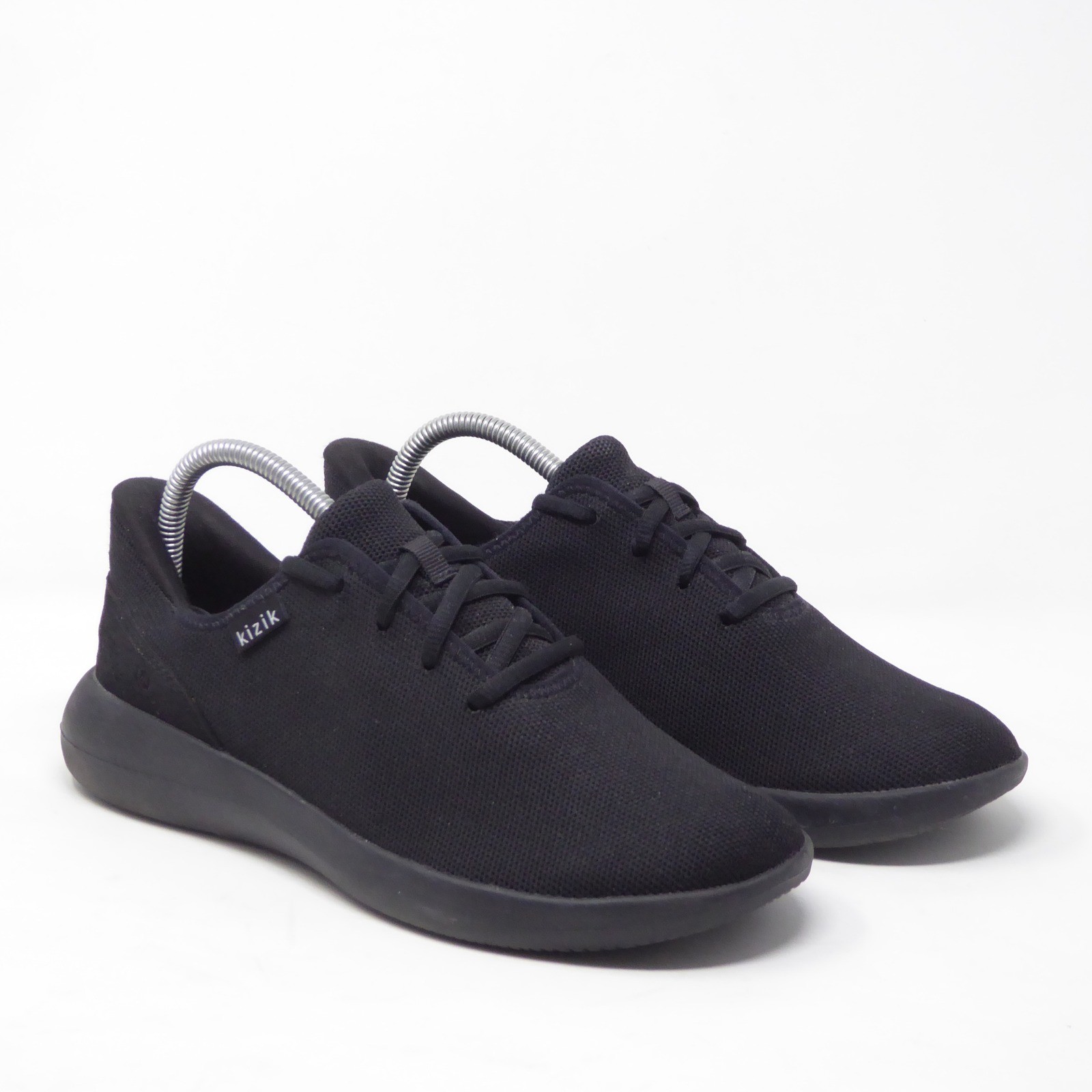 Kizik Madrid Womens Sneakers Black Madrid Eco-Friendly Slip-On Shoes 9 Wide