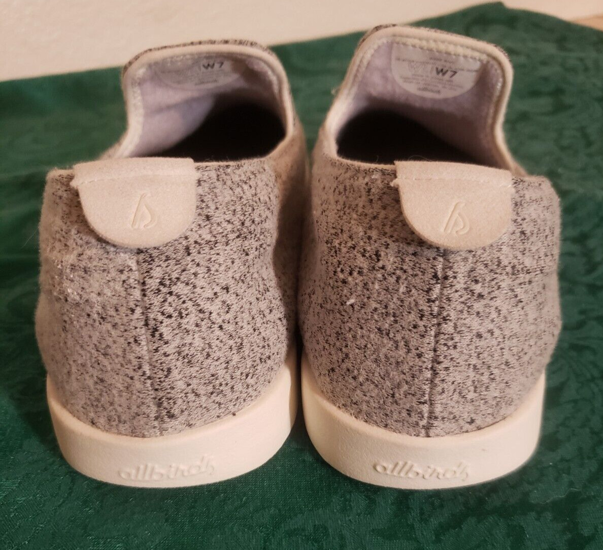 Allbirds Womens Size 7 Wool Lounger Sneakers Casual Gray Grey Flats Loafers EUC