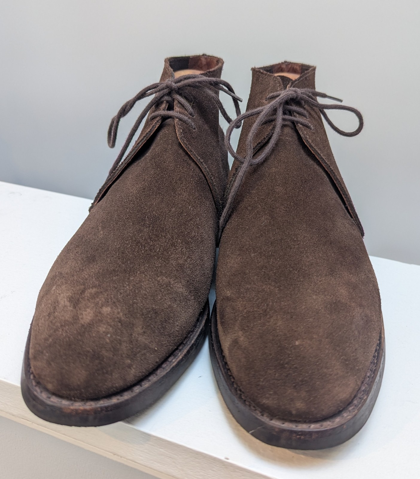 Crockett & Jones Badminton Brown Suede Chukka Boots Size 70C UK 6 / EU 39 / US 8