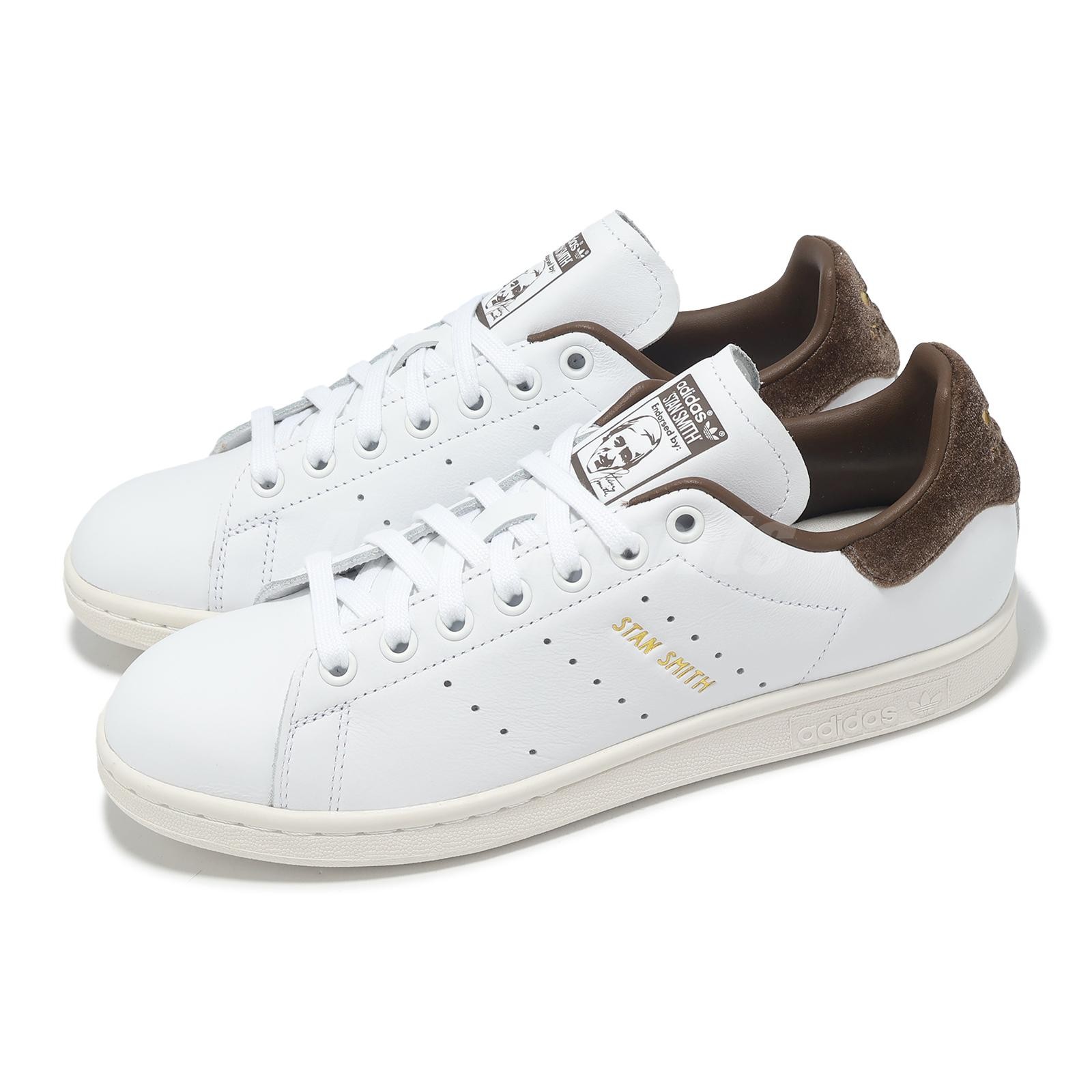 adidas Originals Stan Smith W White Gold Metallic Brown Women Casual Shoe IF7003